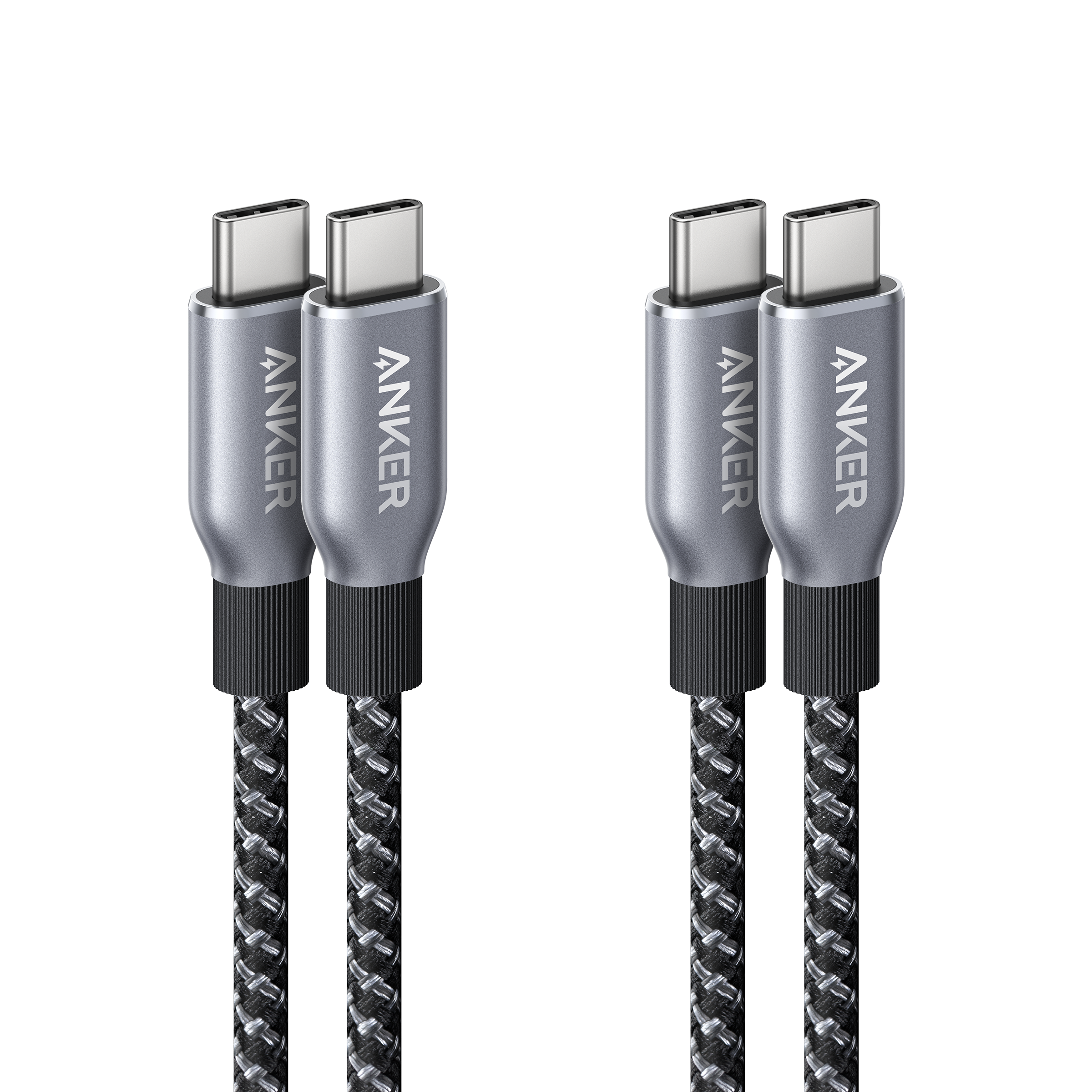 Prime USB-C to USB-C Cable (240W, Upcycled-Braided, 2-Pack) R1