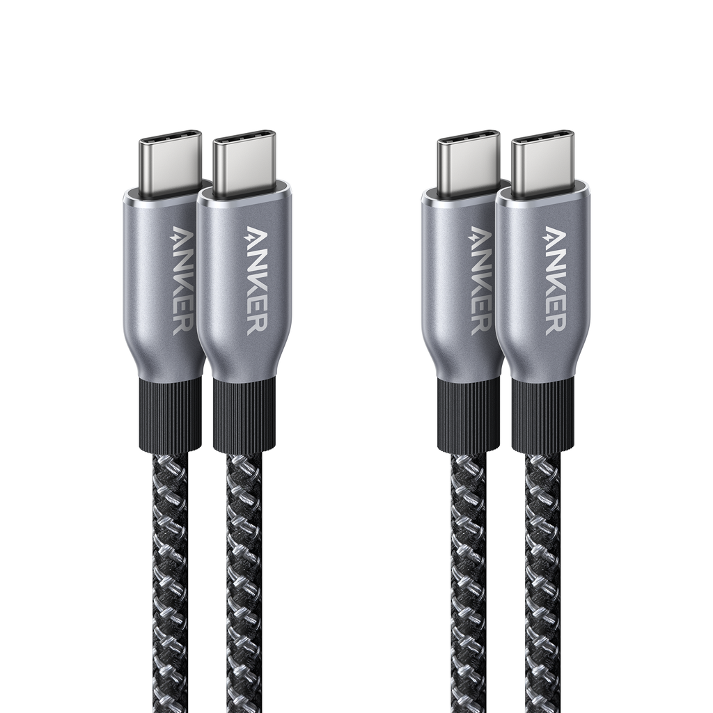 Prime USB-C to USB-C Cable (240W, Upcycled-Braided, 2-Pack) N5