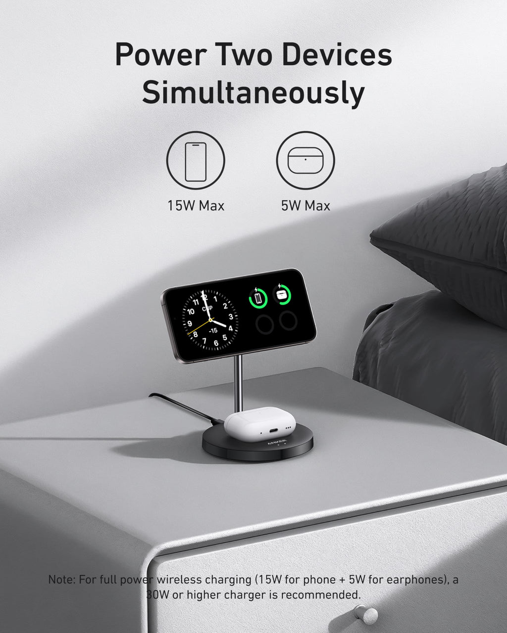 MagGo Wireless Charger (2-in-1, Stand) H9