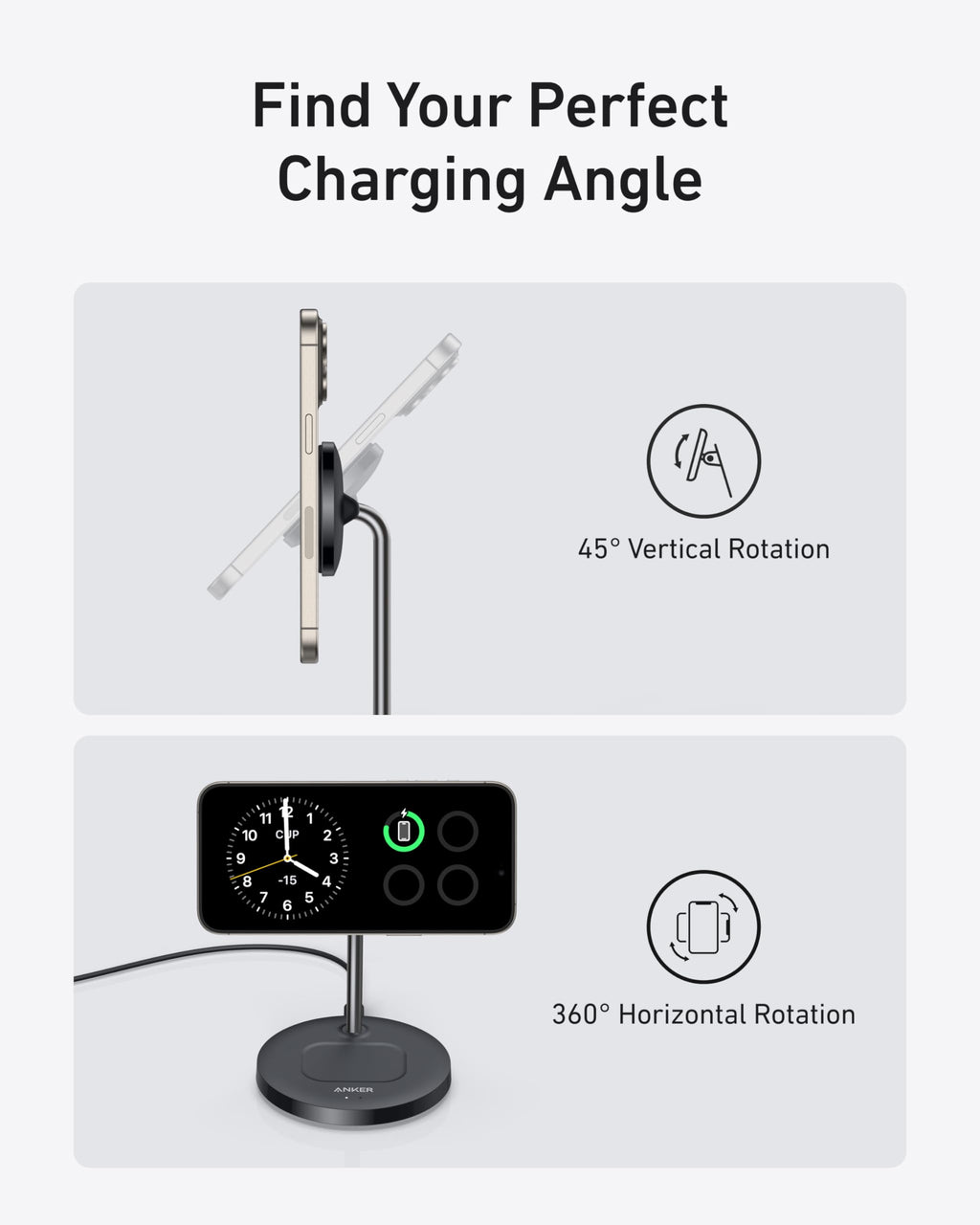 MagGo Wireless Charger (2-in-1, Stand) H9