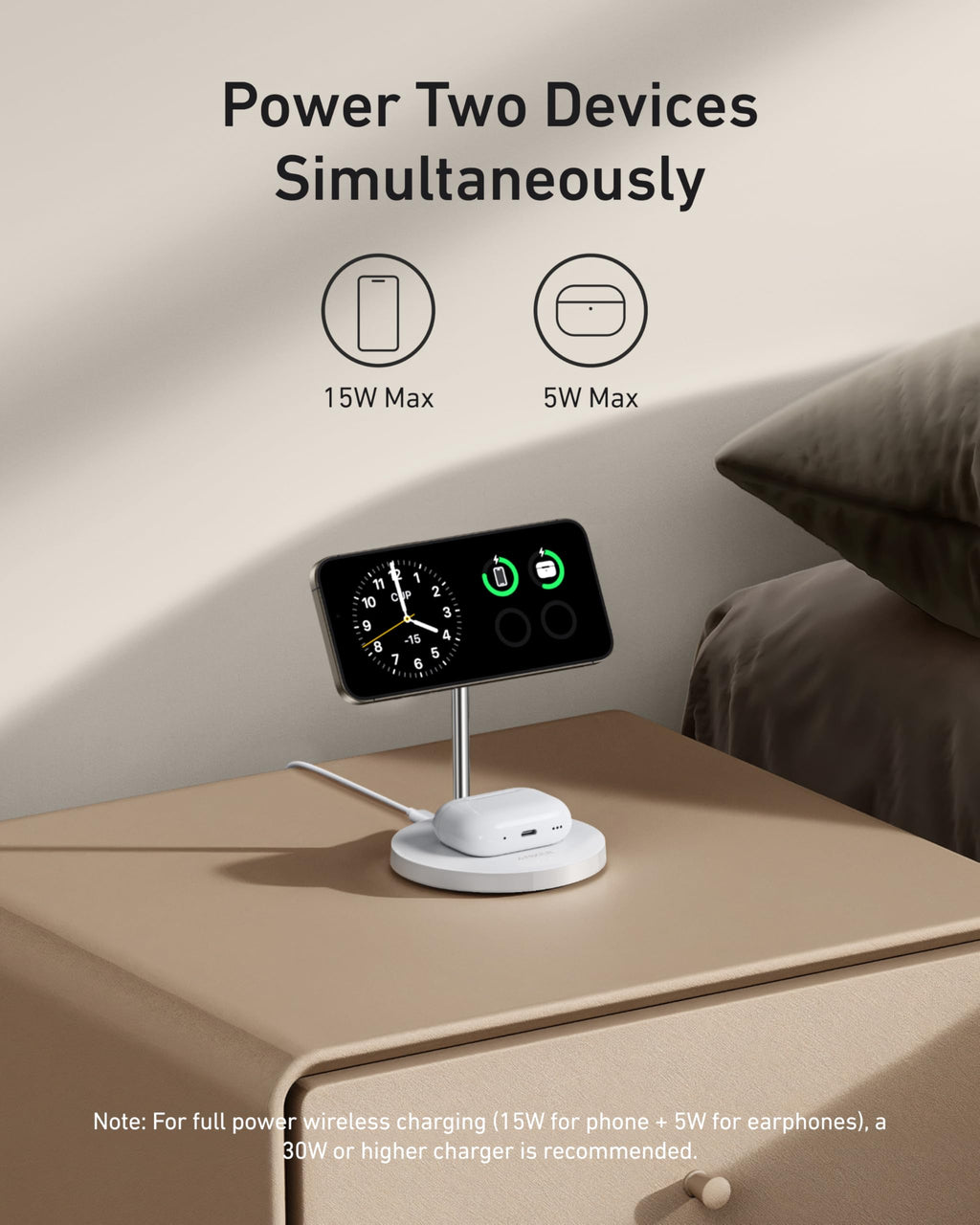 MagGo Wireless Charger (2-in-1, Stand) H9