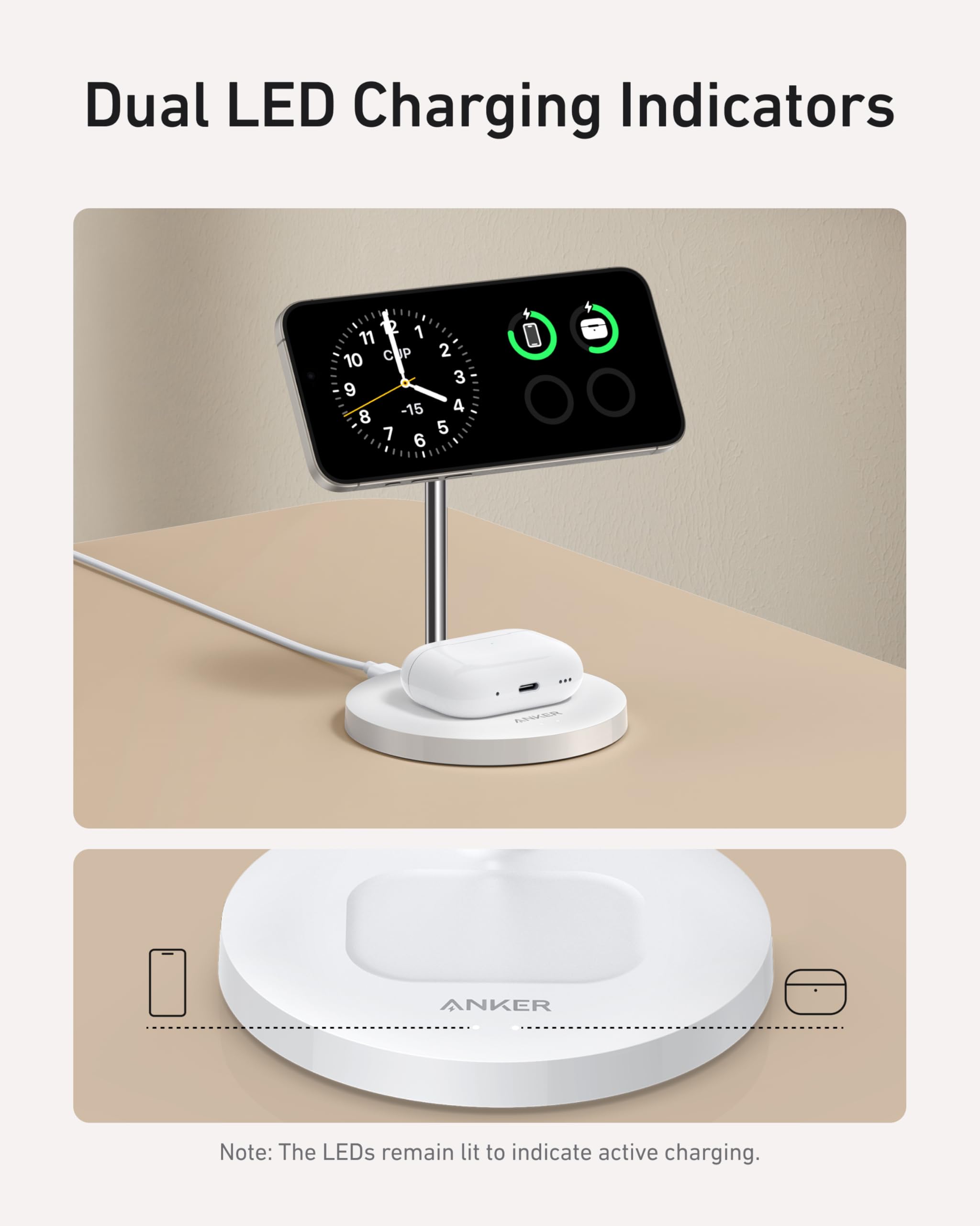 MagGo Wireless Charger (2-in-1, Stand) H9