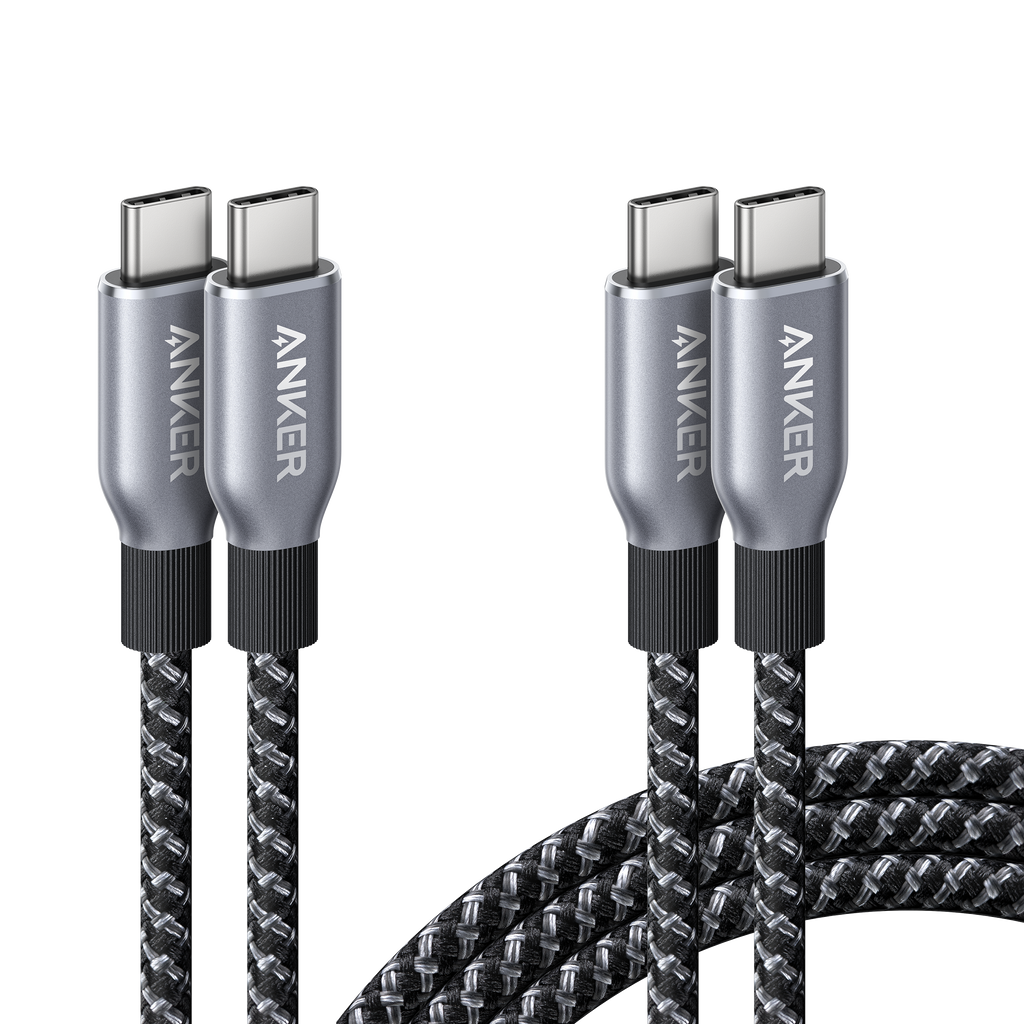 Prime USB-C to USB-C Cable (240W, Upcycled-Braided, 2-Pack) N5