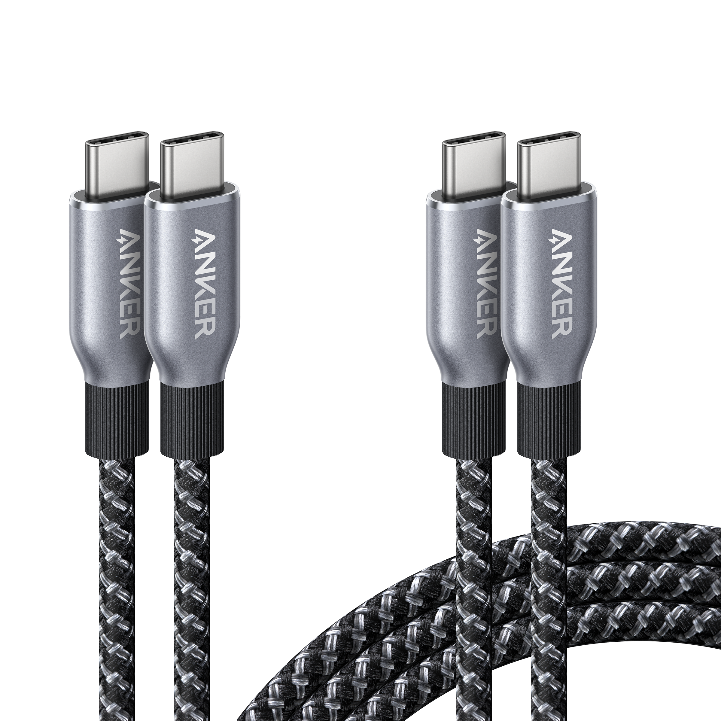 Prime USB-C to USB-C Cable (240W, Upcycled-Braided, 2-Pack) R1