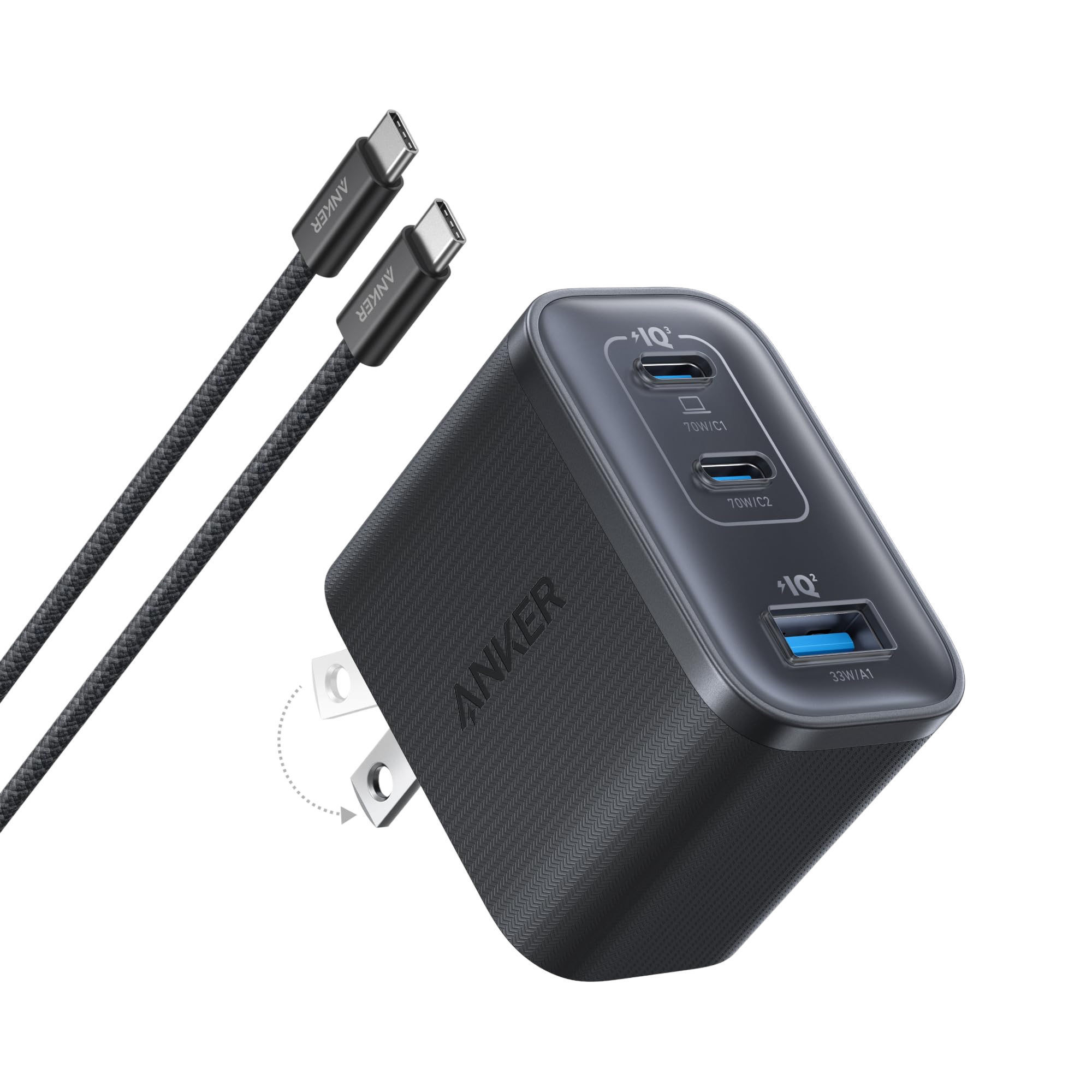 Nano Charger (70W, 3 Ports) J5