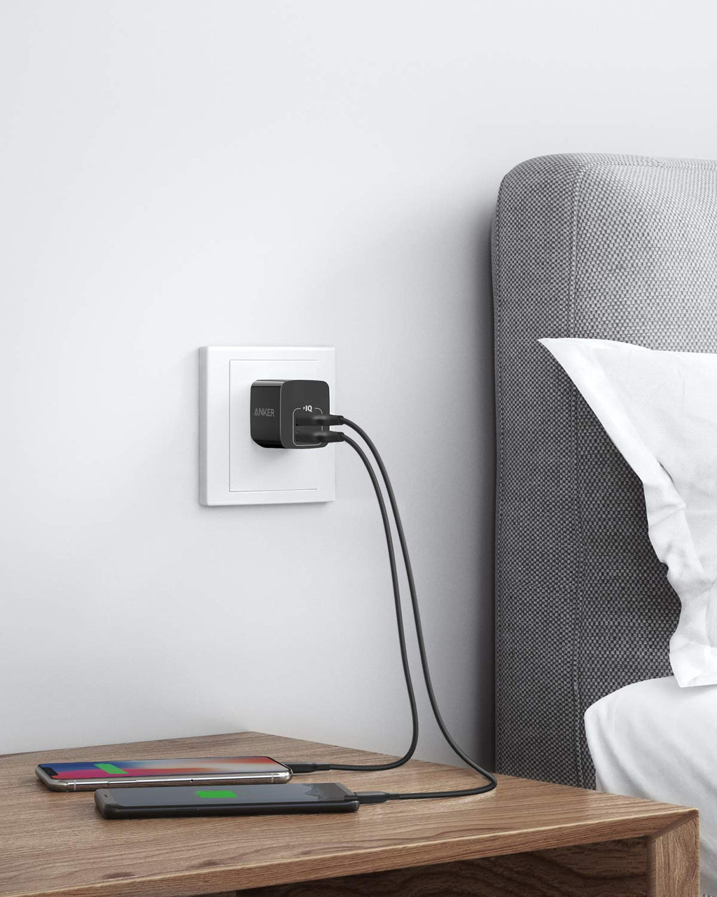Dual-Port 12W Wall Charger (2-Pack) K2