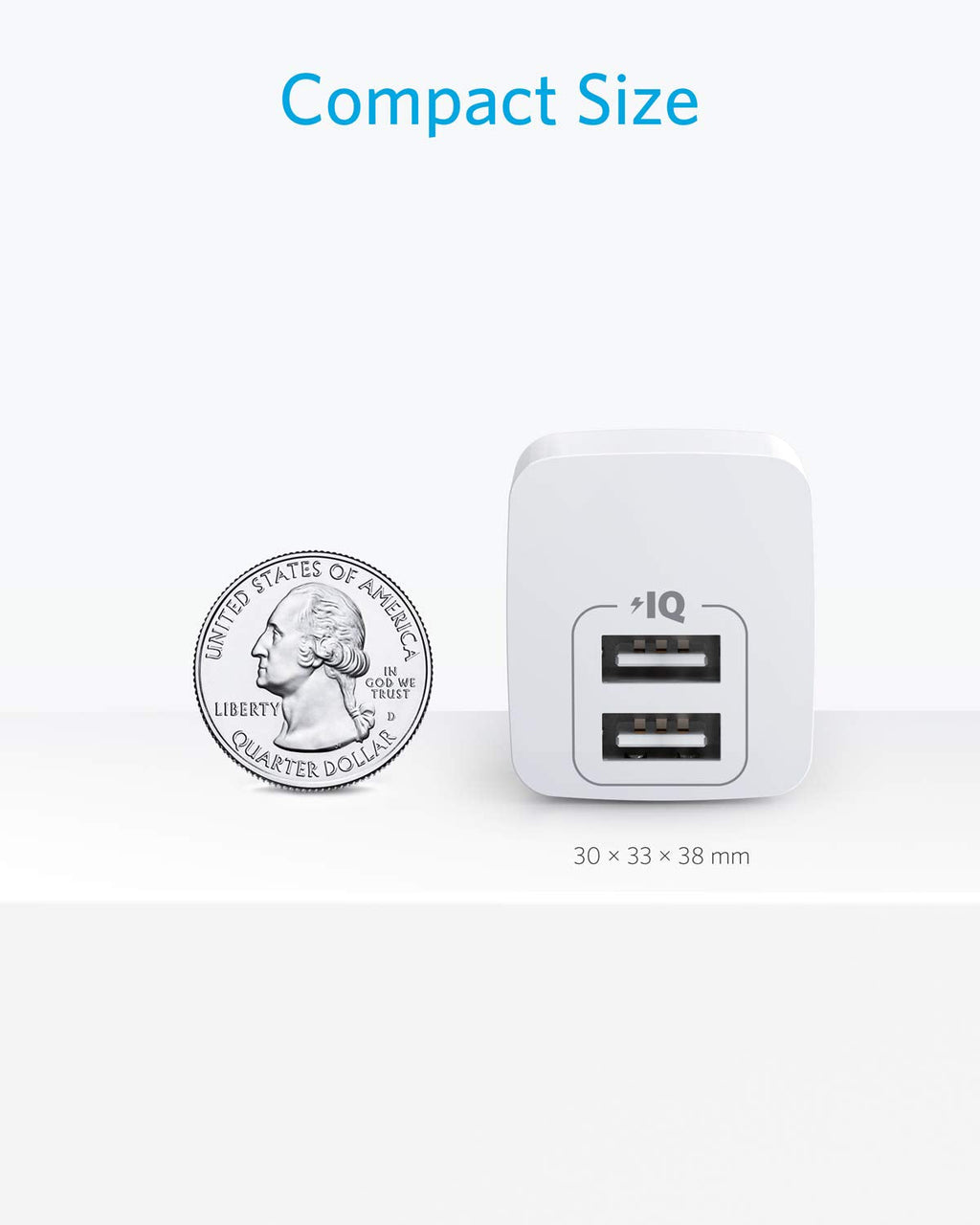Dual-Port 12W Wall Charger (2-Pack) K2