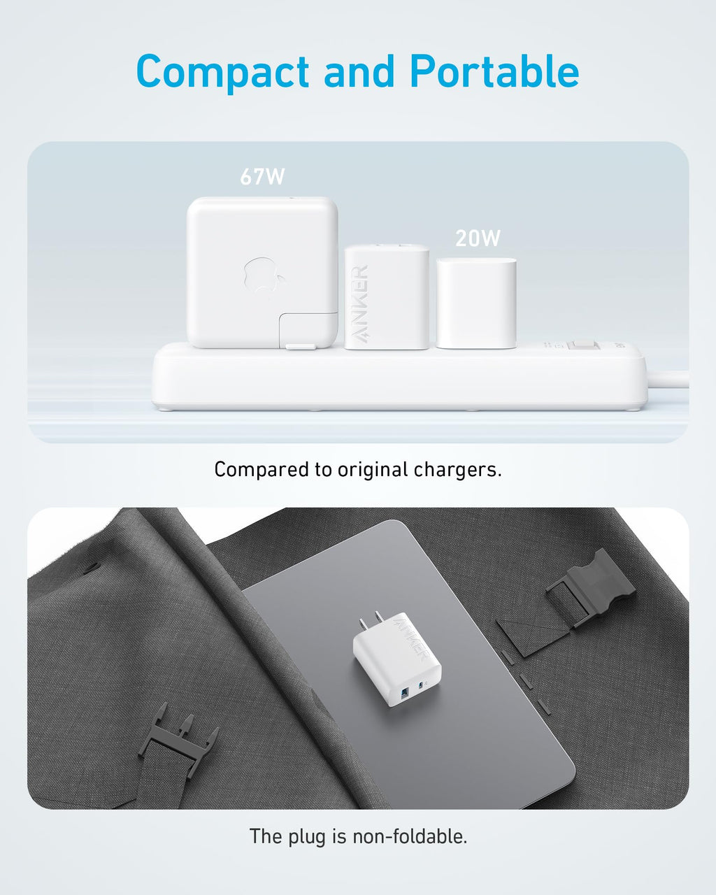 Refurbished 20W Fast Wall Charger (2-Pack) E7