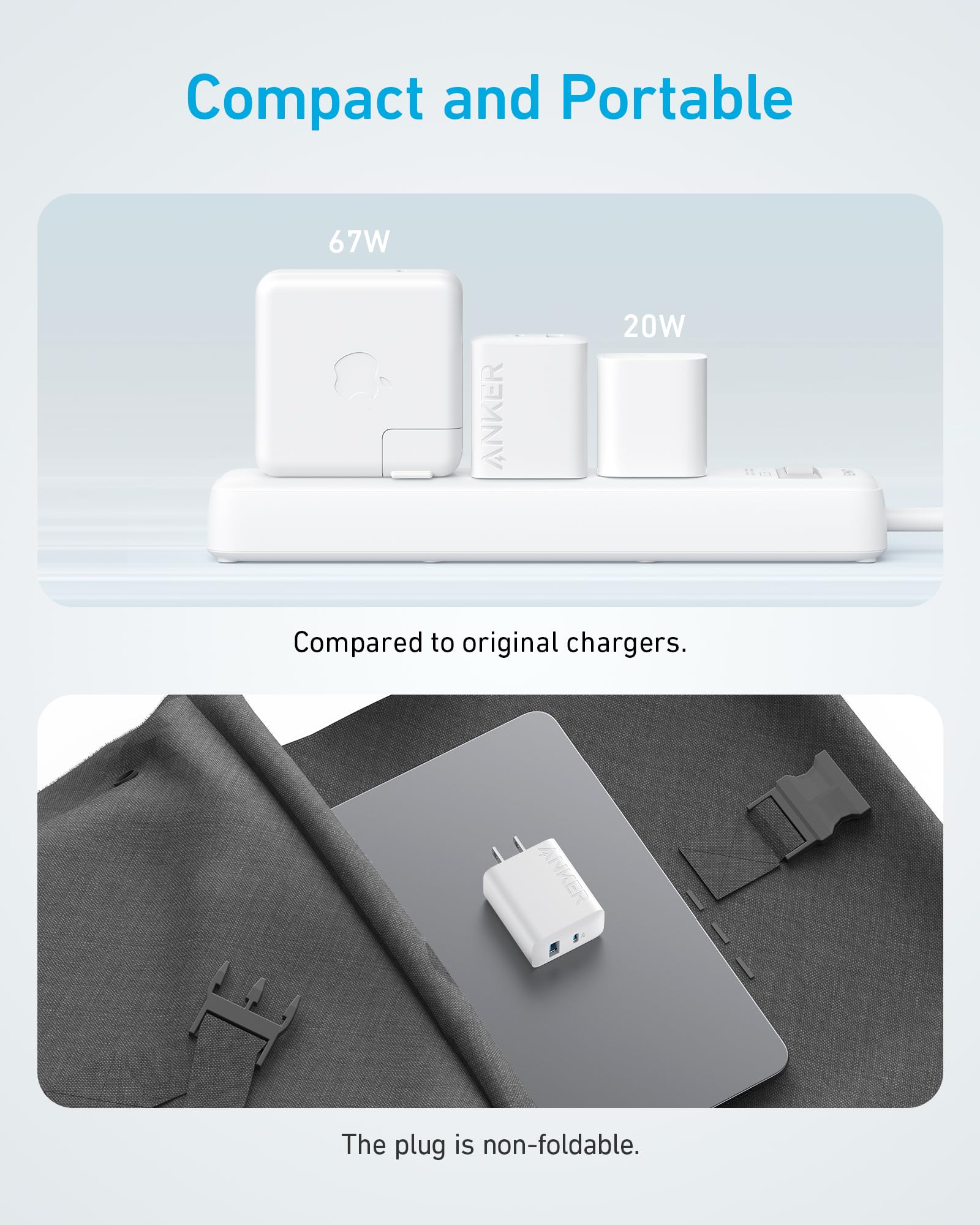 Refurbished 20W Fast Wall Charger (2-Pack) E7