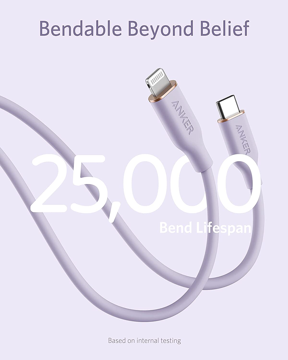641 USB-C to Lightning Cable (Flow, 3ft Silicone) U9