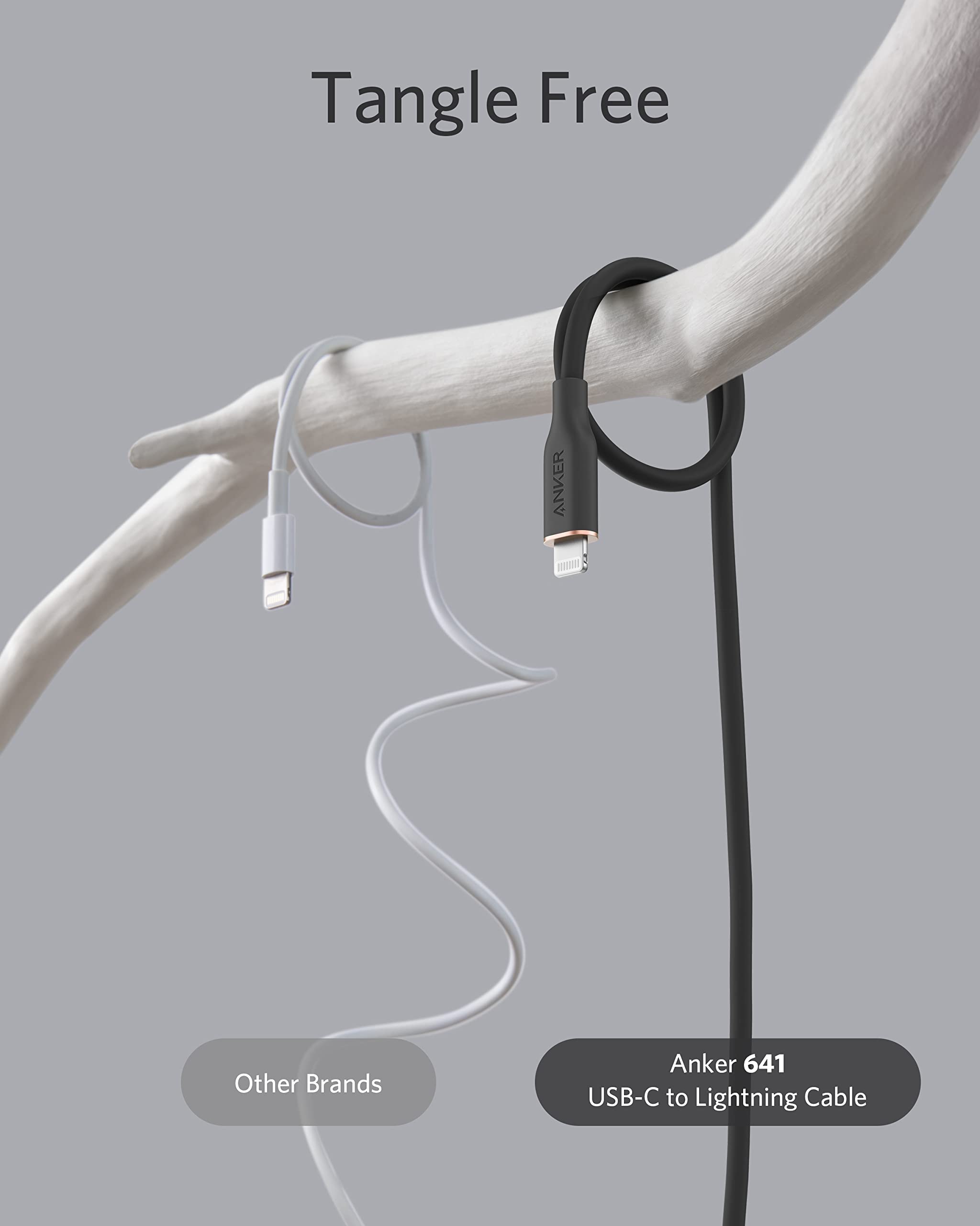 Refurbished 641 USB-C to Lightning Cable (Flow, Silicone) A2