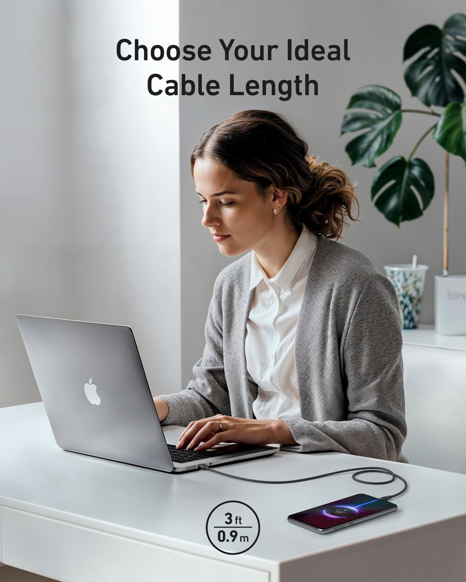 15W USB-A to USB-C Cable 2Pack (3 ft, Silicone) O1