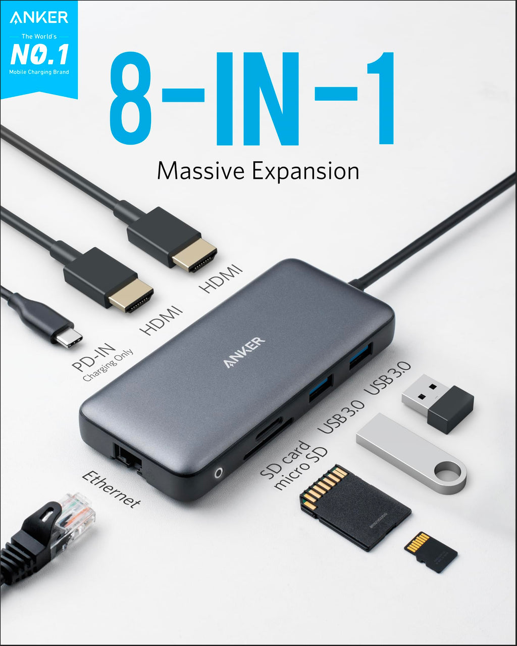 553 USB-C Hub (8-in-1) L6