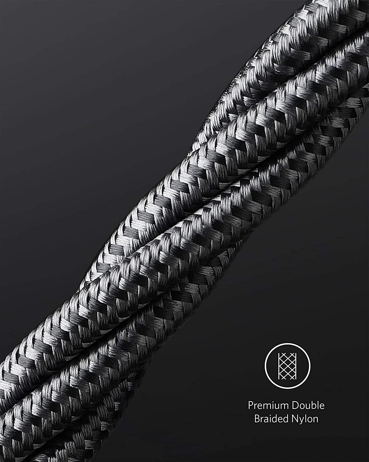 New Nylon USB-C to USB-C 100W Cable (10 ft) Z9