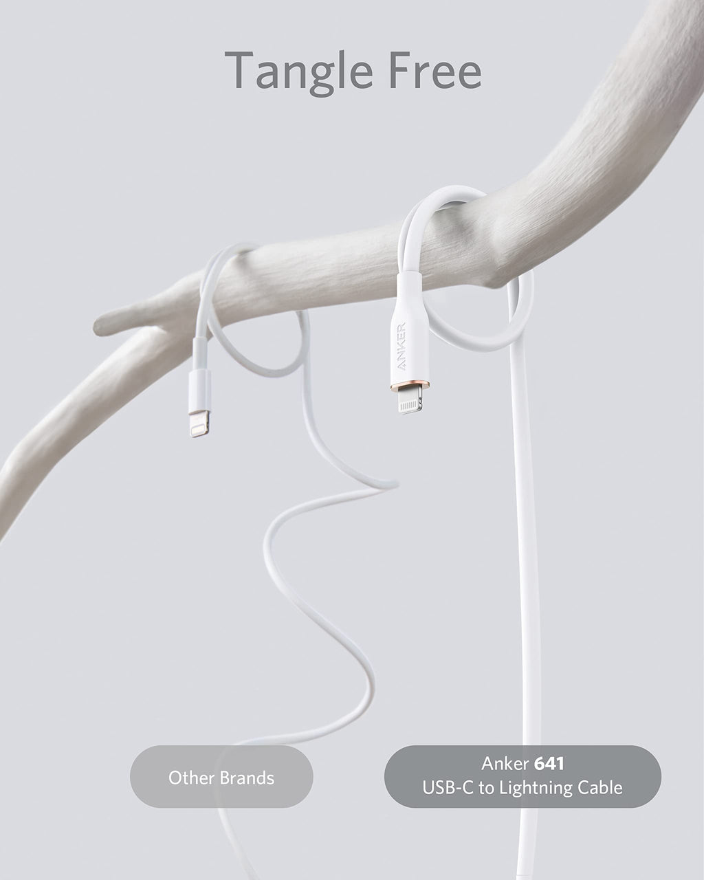 Refurbished 641 USB-C to Lightning Cable (Flow, Silicone) A2