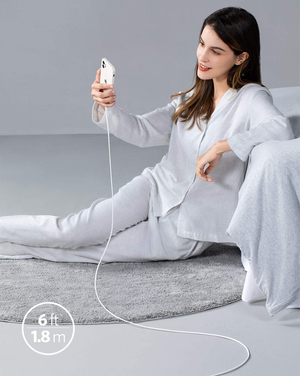 Refurbished 641 USB-C to Lightning Cable (Flow, Silicone) S4