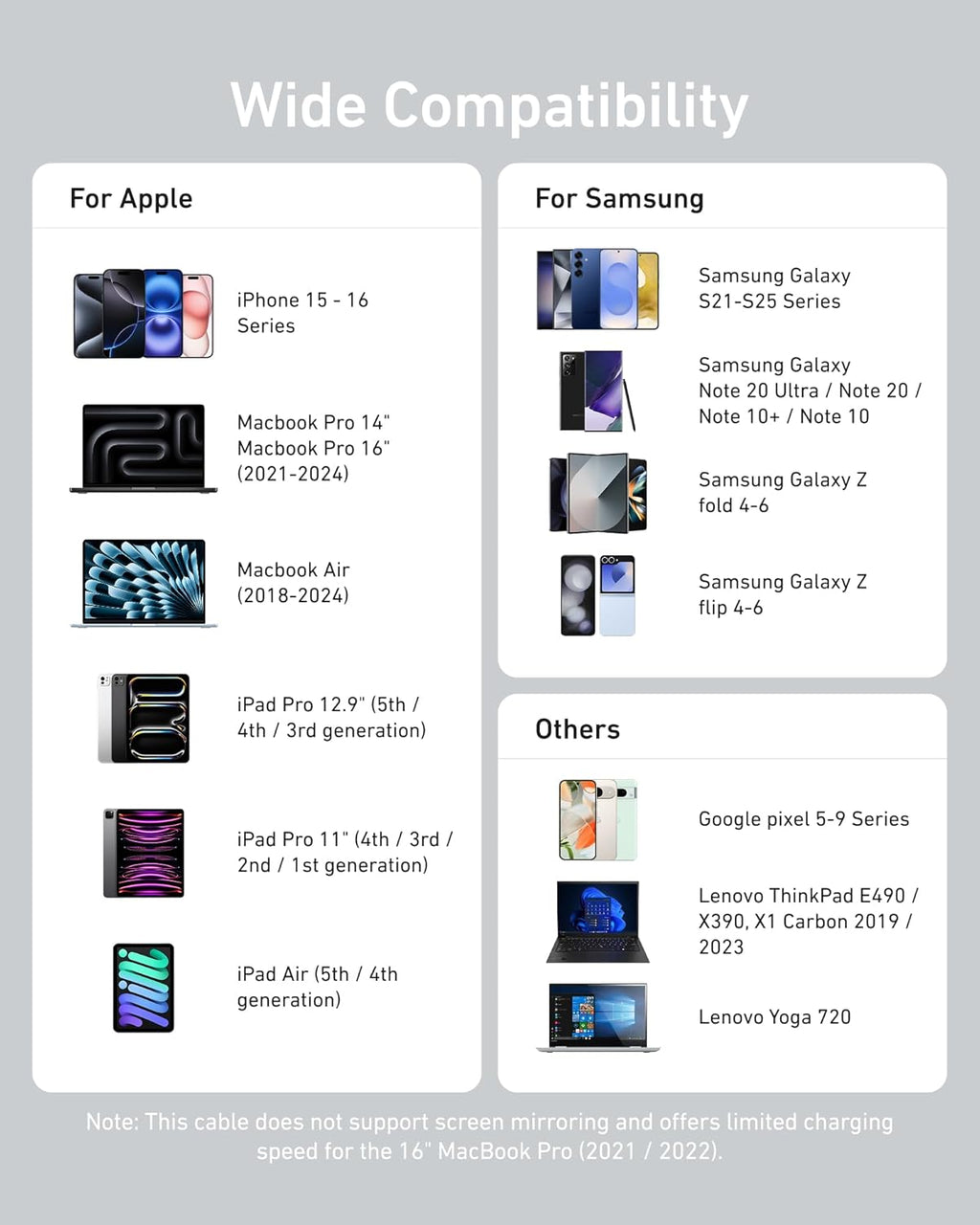 643 USB-C to USB-C Cable (Flow, Silicone) G6