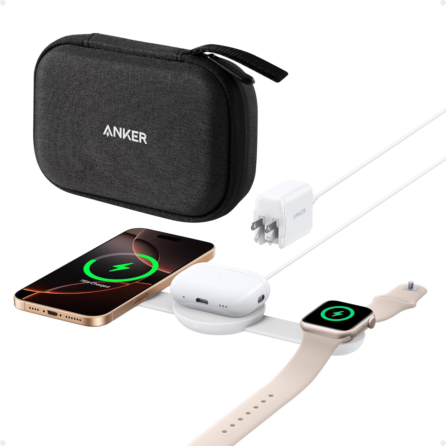 MagGo Wireless Charging Station (3-in-1, Foldable Pad) Z2