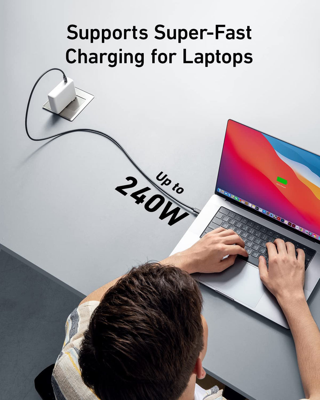 515 USB-C to USB-C Cable (Thunderbolt 4 Compatible)（2 packs） S7