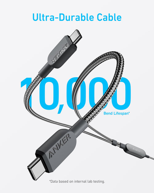 140W 2-in-1 USB-C to USB-C Cable 2 Pack V1