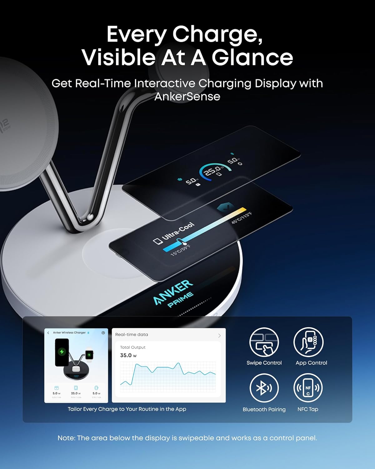 Prime Wireless Charging Station (3-in-1, MagGo, AirCool, Dock Stand) I2