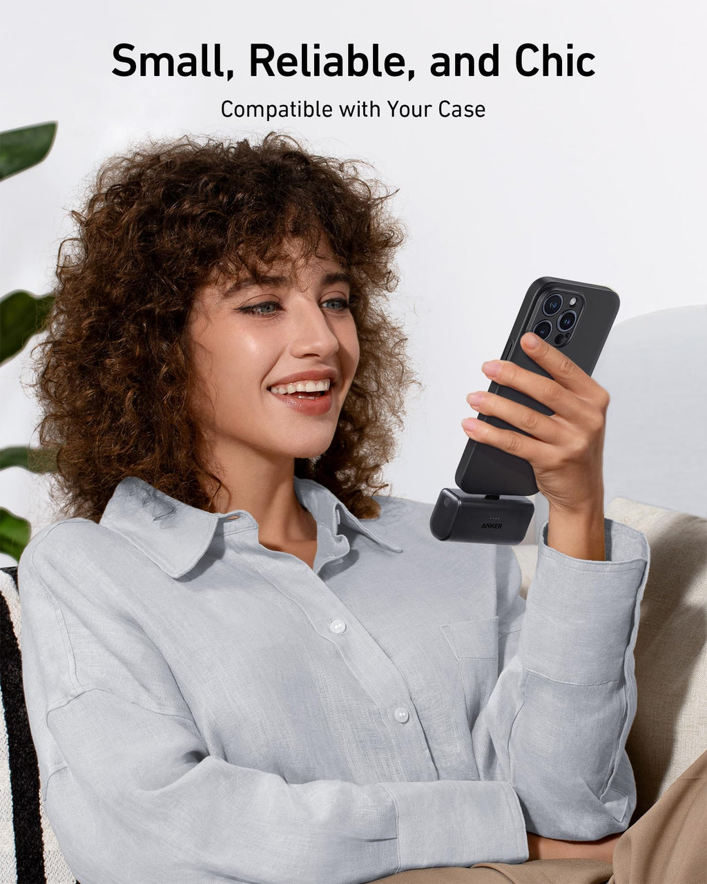 Nano Power Bank (22.5W, Built-In USB-C Connector) S0