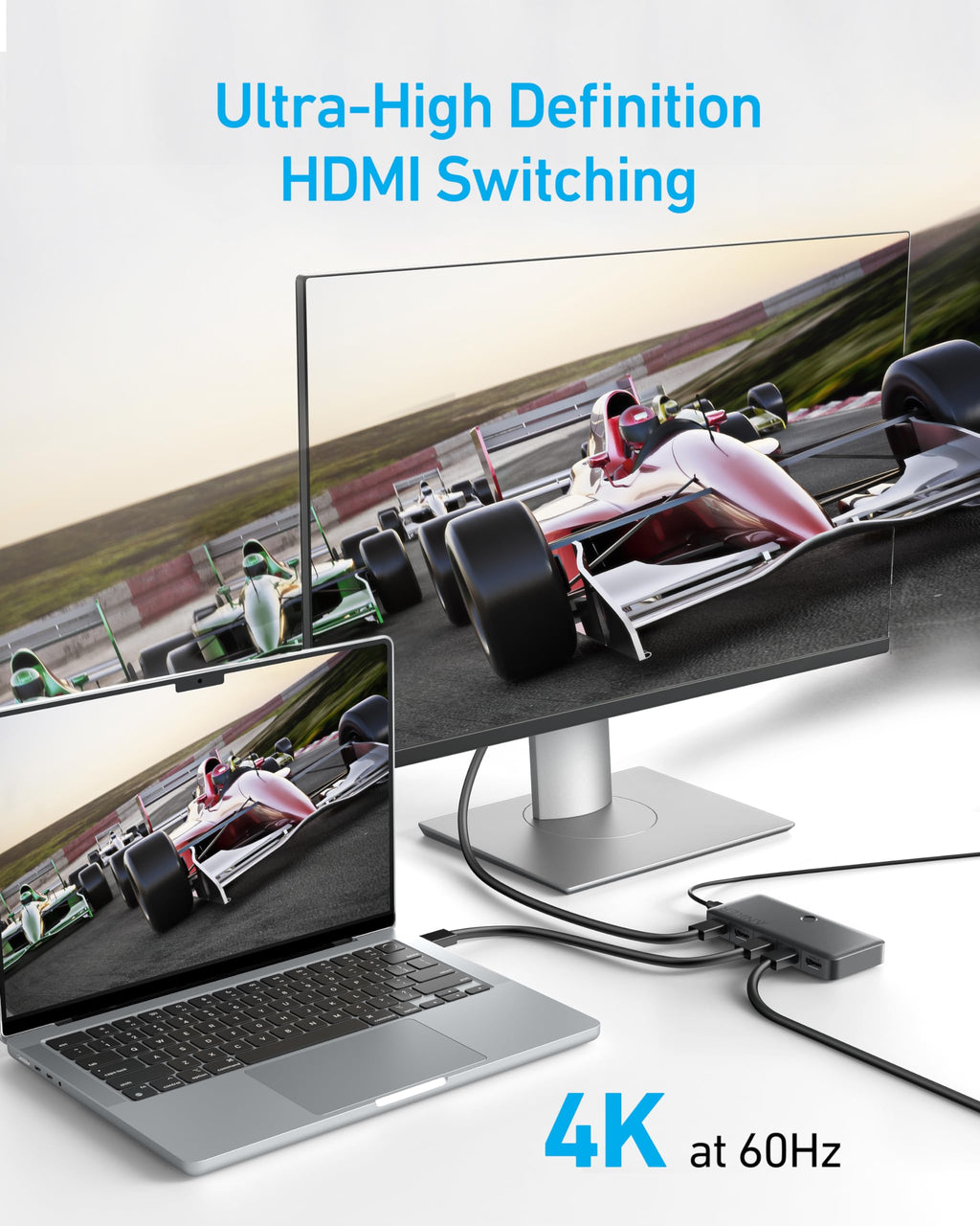 HDMI Switch (4 in 1 Out, 4K HDMI) I9