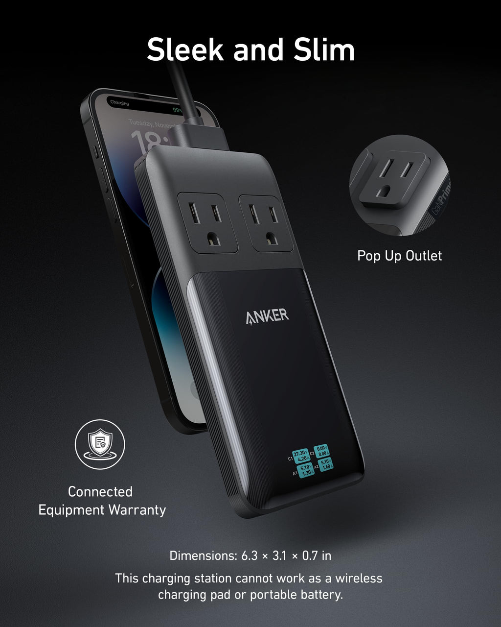 Prime 6-in-1 Charging Station (140W) X8