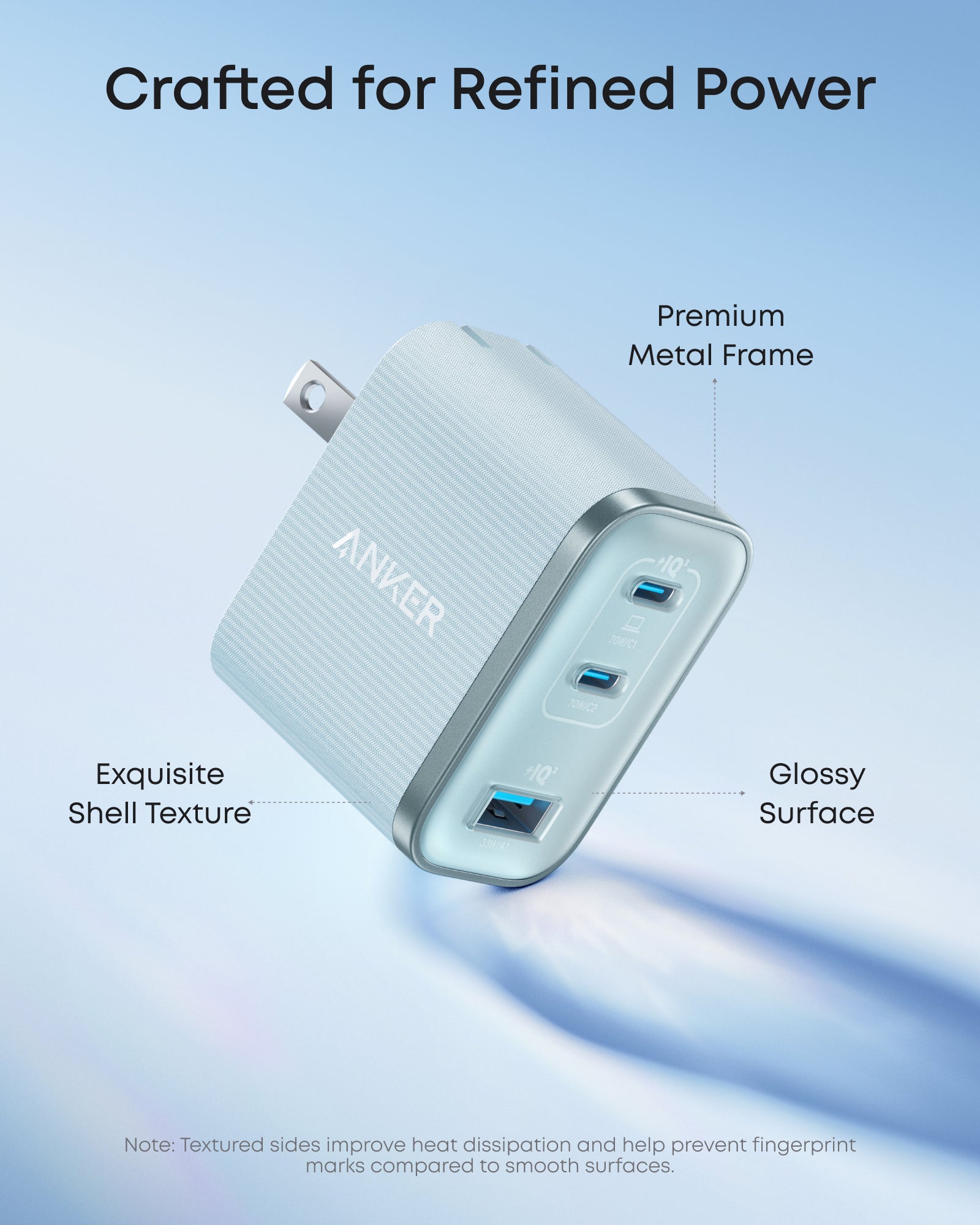 Nano Charger (70W, 3 Ports) V7