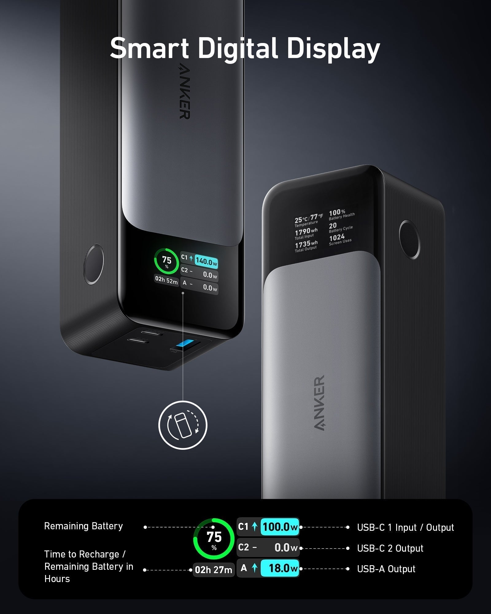737 Power Bank (PowerCore 24K) X2