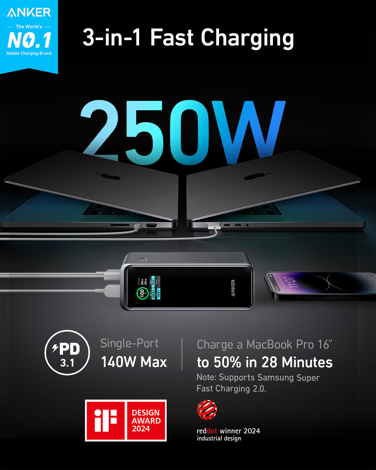 Prime Power Bank (27K, 250W) N1