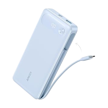 Power Bank (20K, 87W, Built-In USB-C Cable) P1
