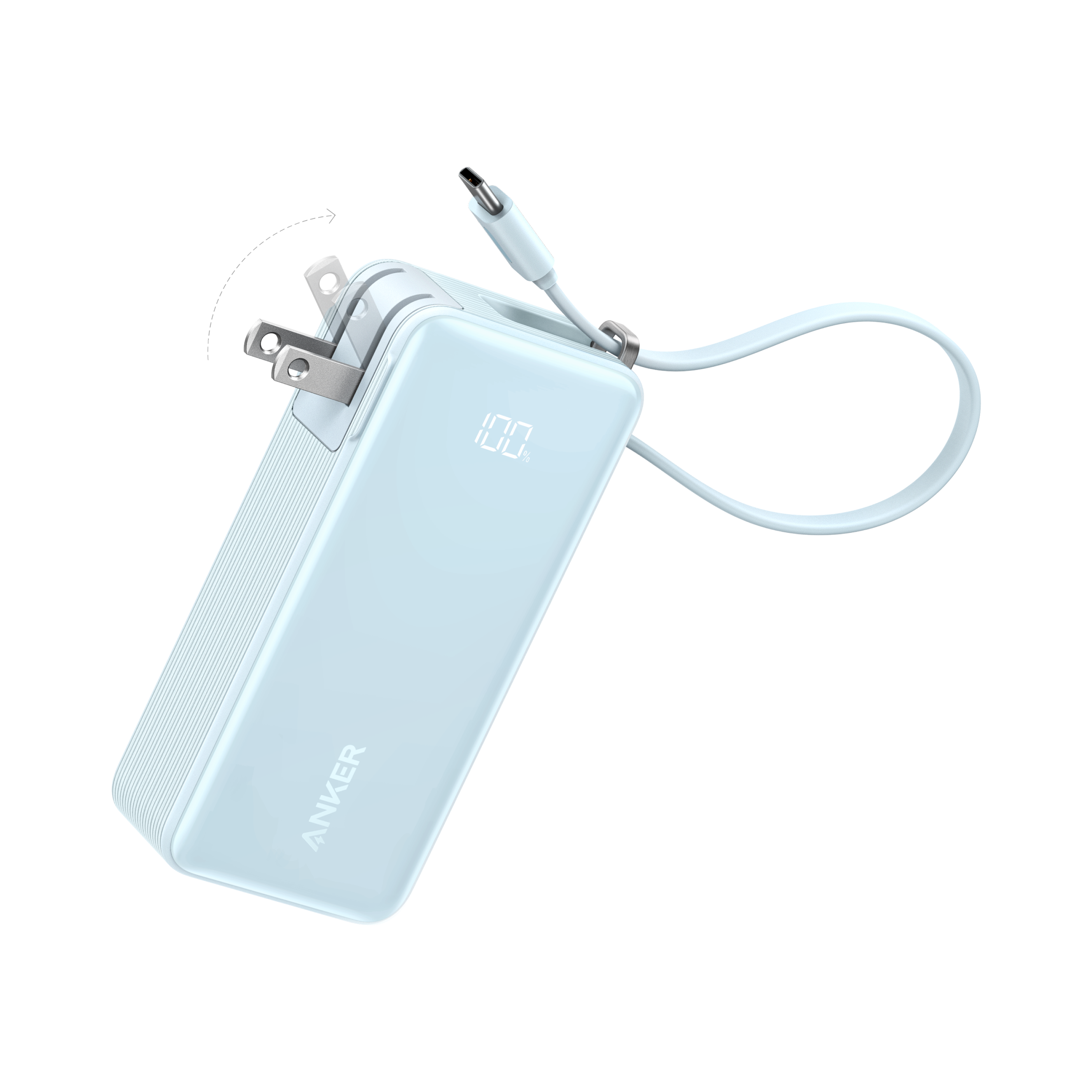 Power Bank (10K, Fusion, Built-In Cable) O7