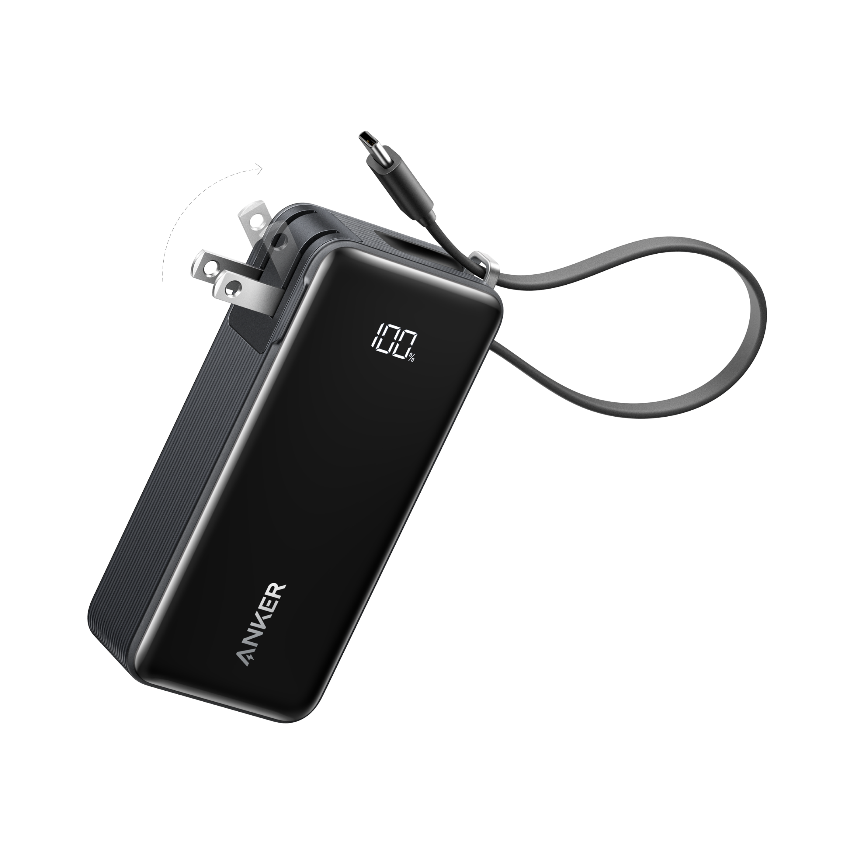 Power Bank (10K, Fusion, Built-In Cable) O7