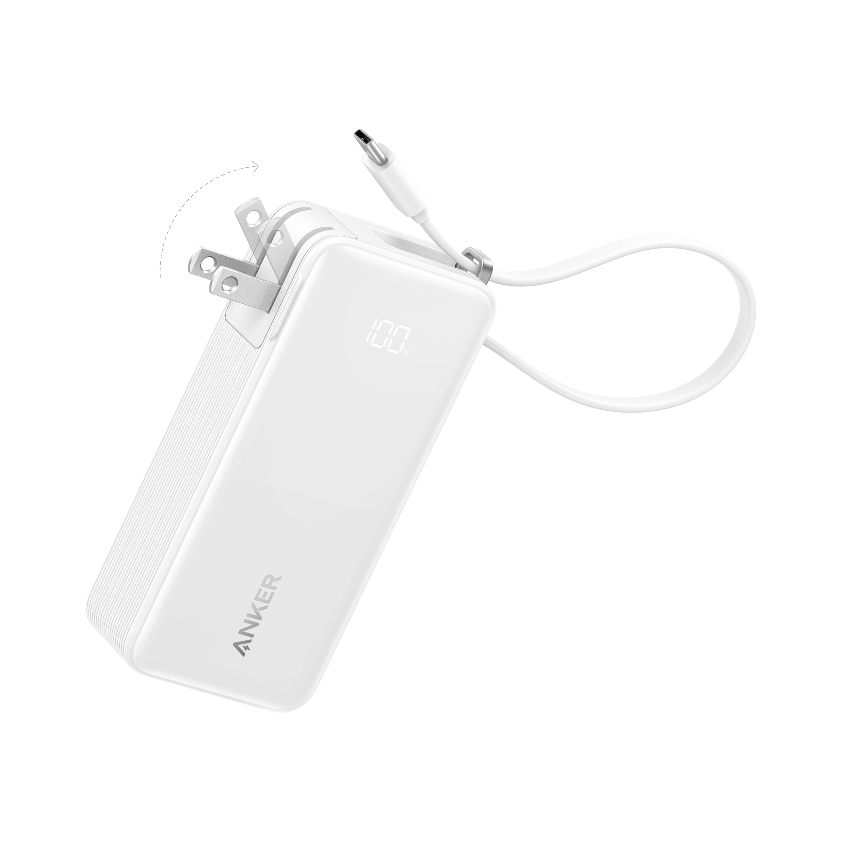 Power Bank (10K, Fusion, Built-In Cable) O7
