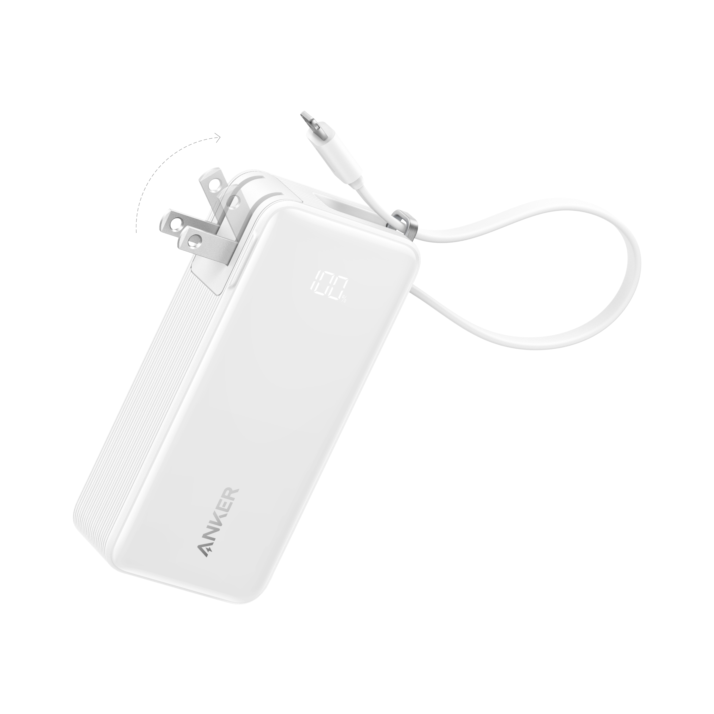 Power Bank (10K, Fusion, Built-In Cable) O7