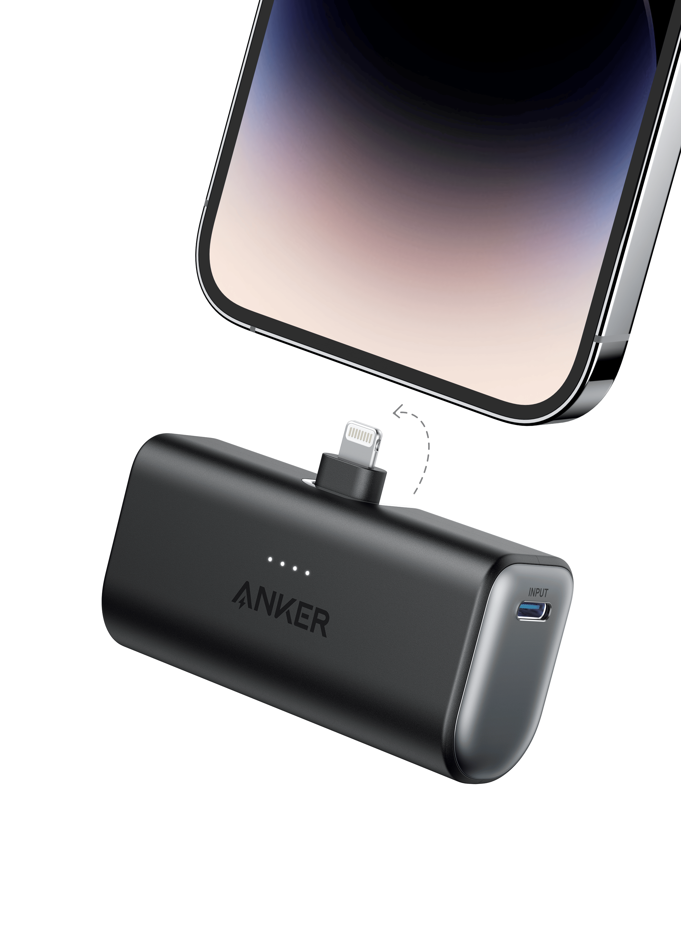 Nano Power Bank (12W, Built-In Lightning Connector)-boa P9