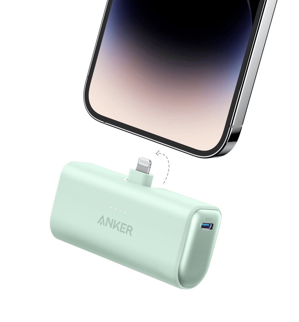 Nano Power Bank (12W, Built-In Lightning Connector) K7