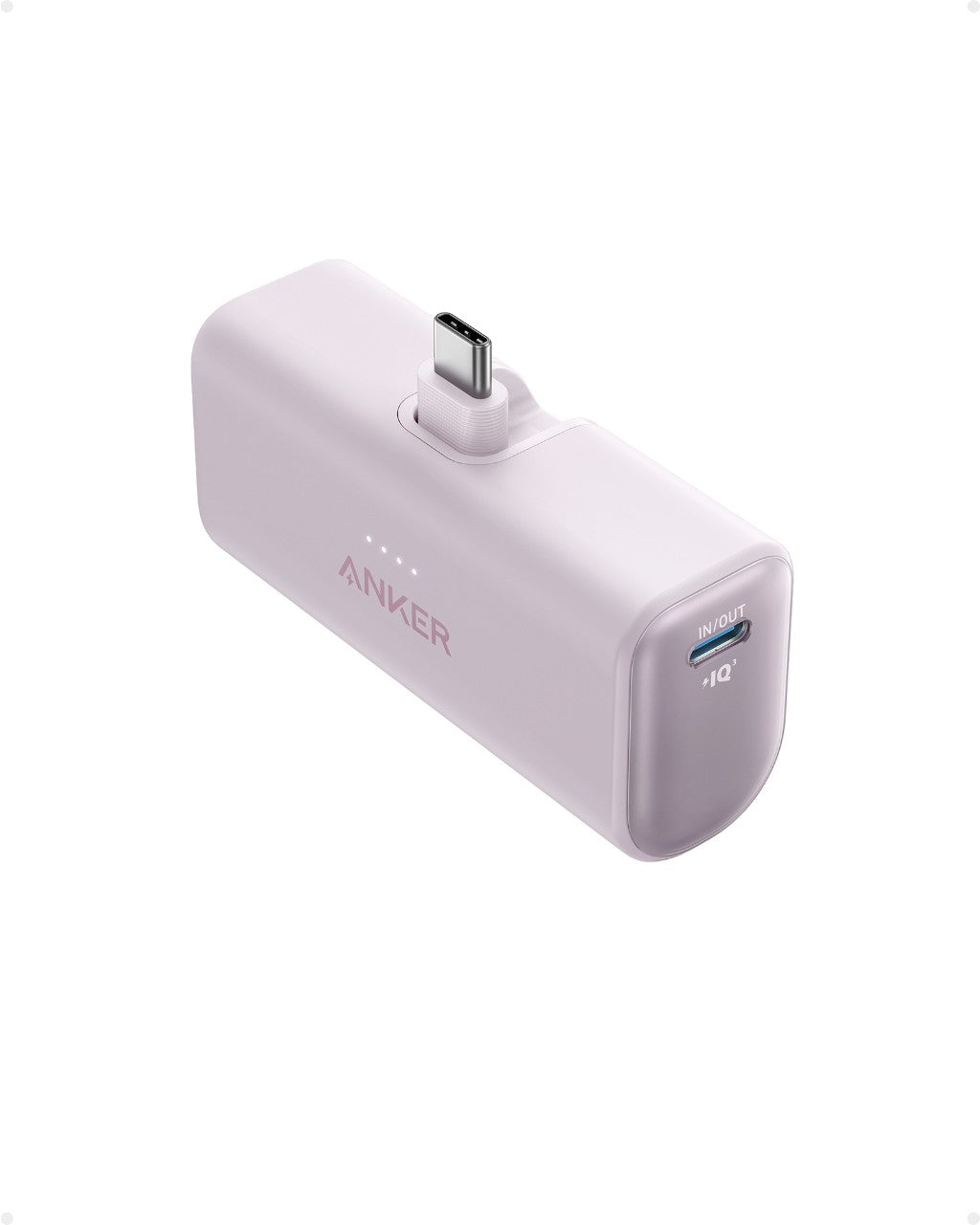 Refurbished Nano Power Bank (22.5W, Built-In USB-C Connector) W8