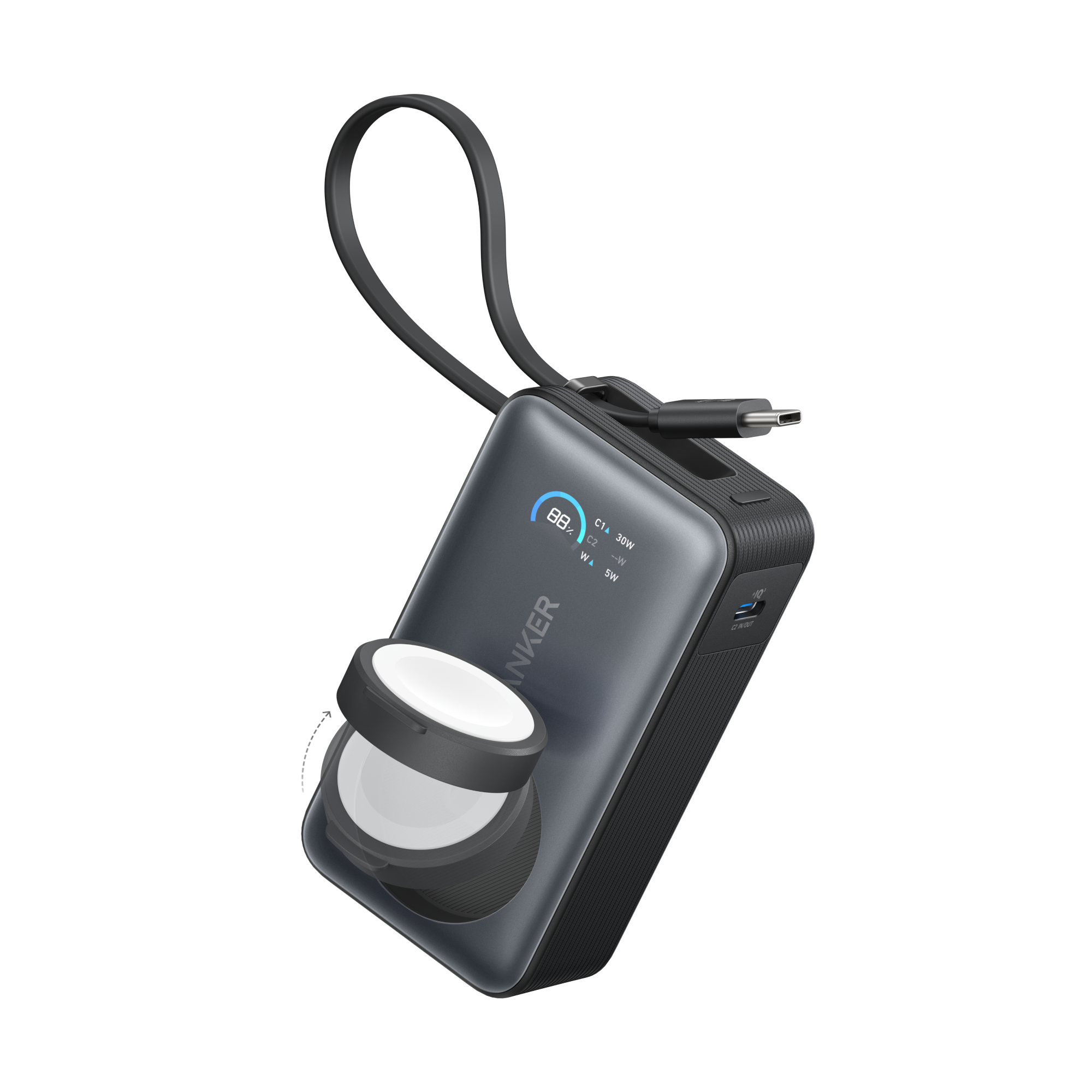 MagGo Power Bank (10K, 35W, For Apple Watch) H1