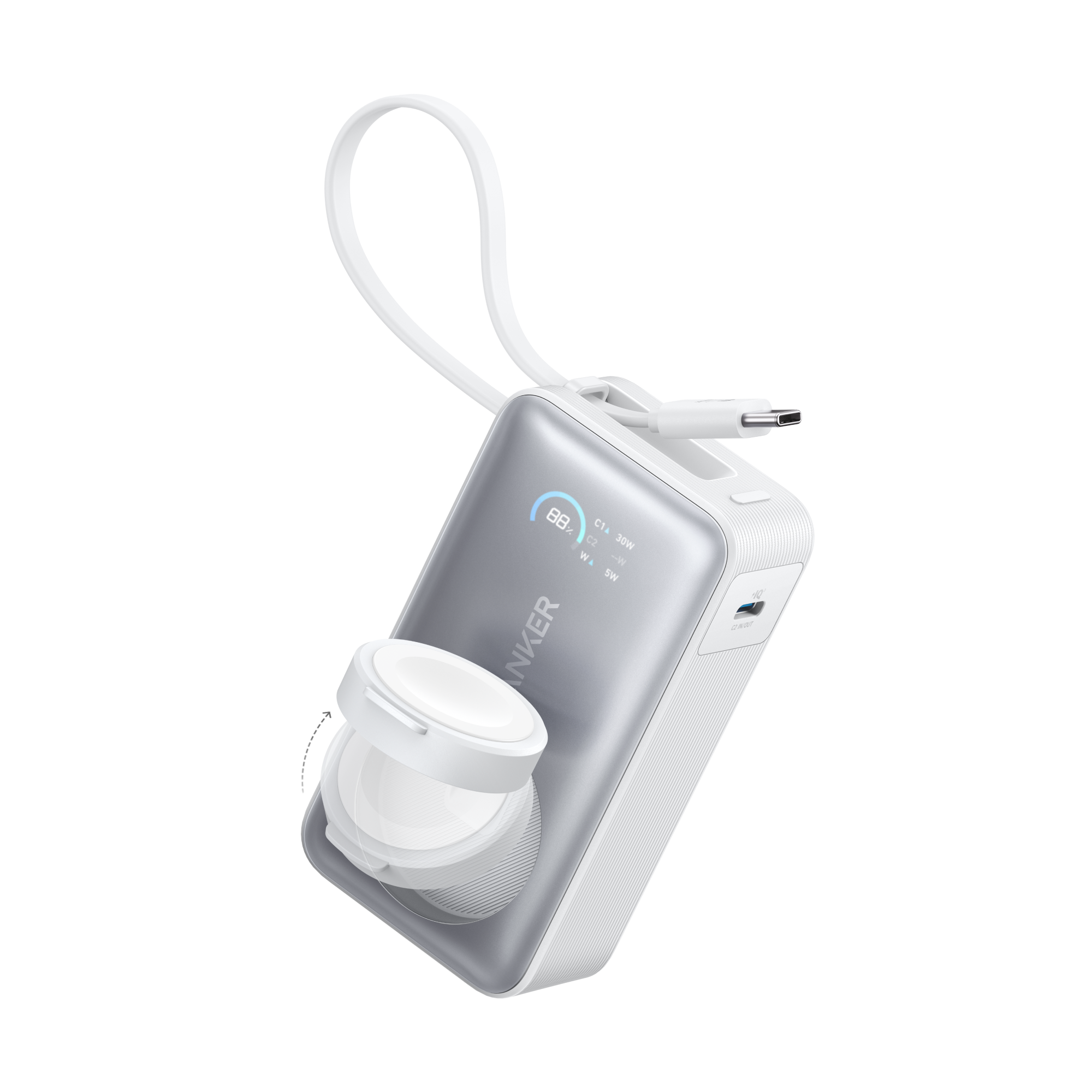 MagGo Power Bank (10K, 35W, For Apple Watch) H1