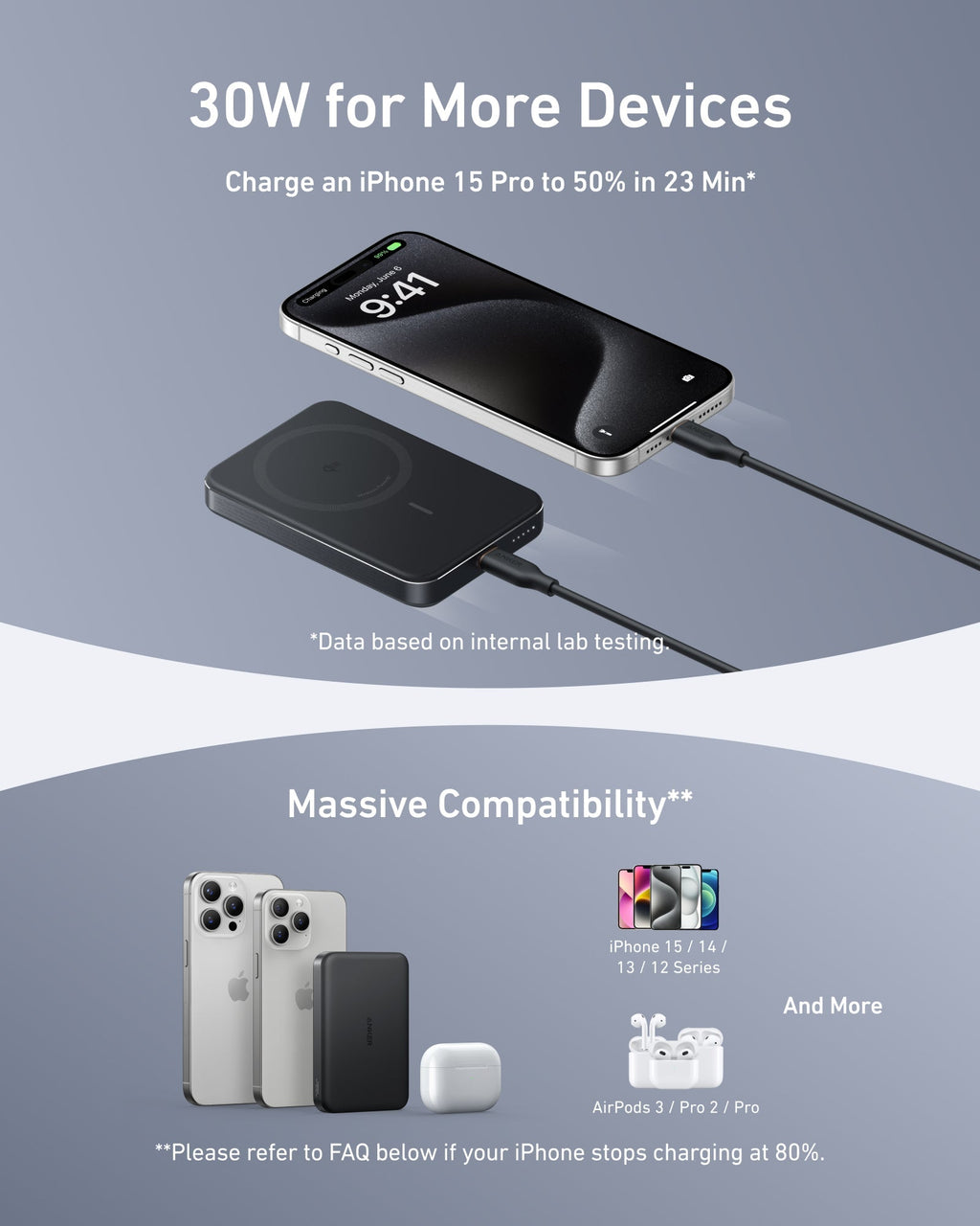 MagGo Power Bank (10K, Slim) | Customizable Z1