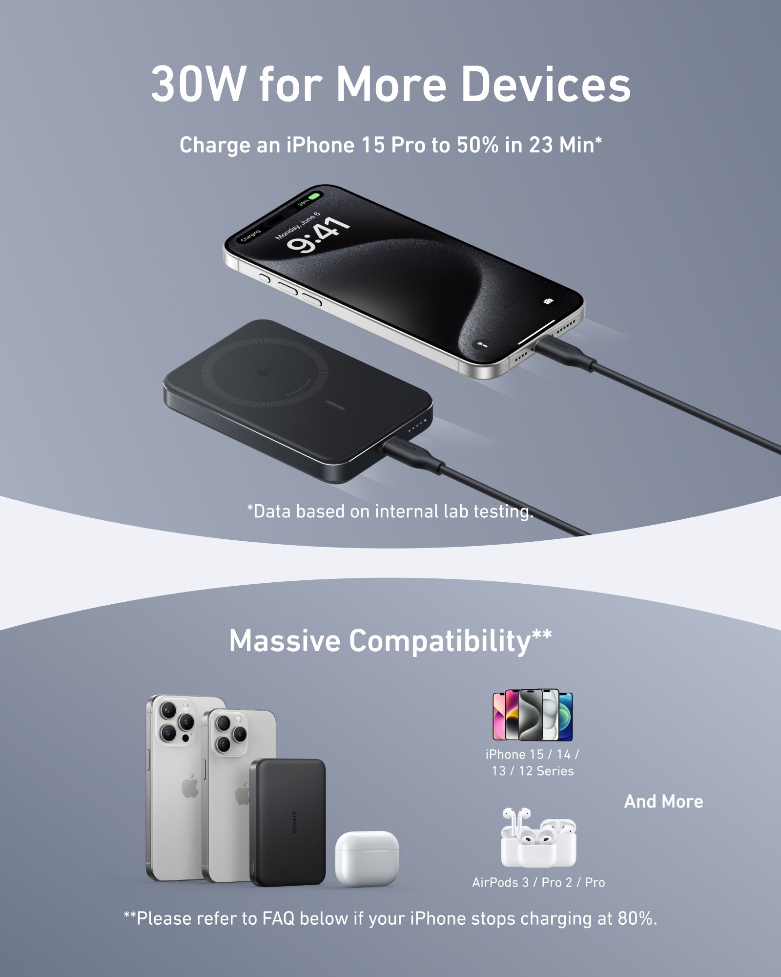 MagGo Power Bank (10K, Slim) | Customizable Z1