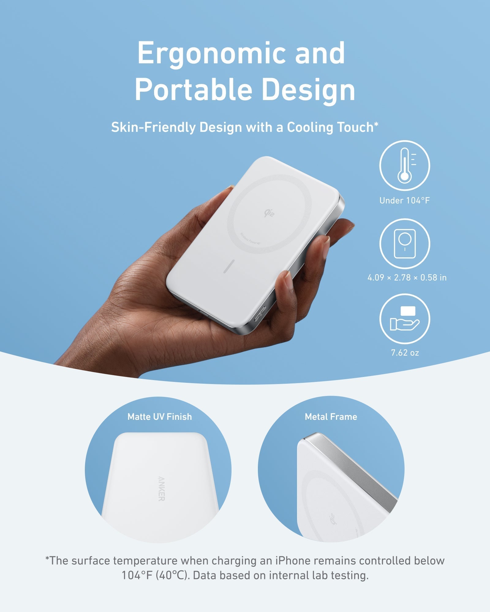MagGo Power Bank (10K, Slim) | Customizable Z1