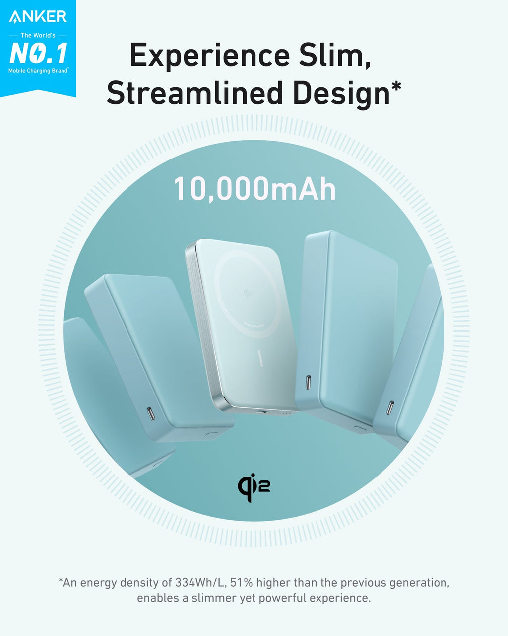 MagGo Power Bank (10K, Slim) H8