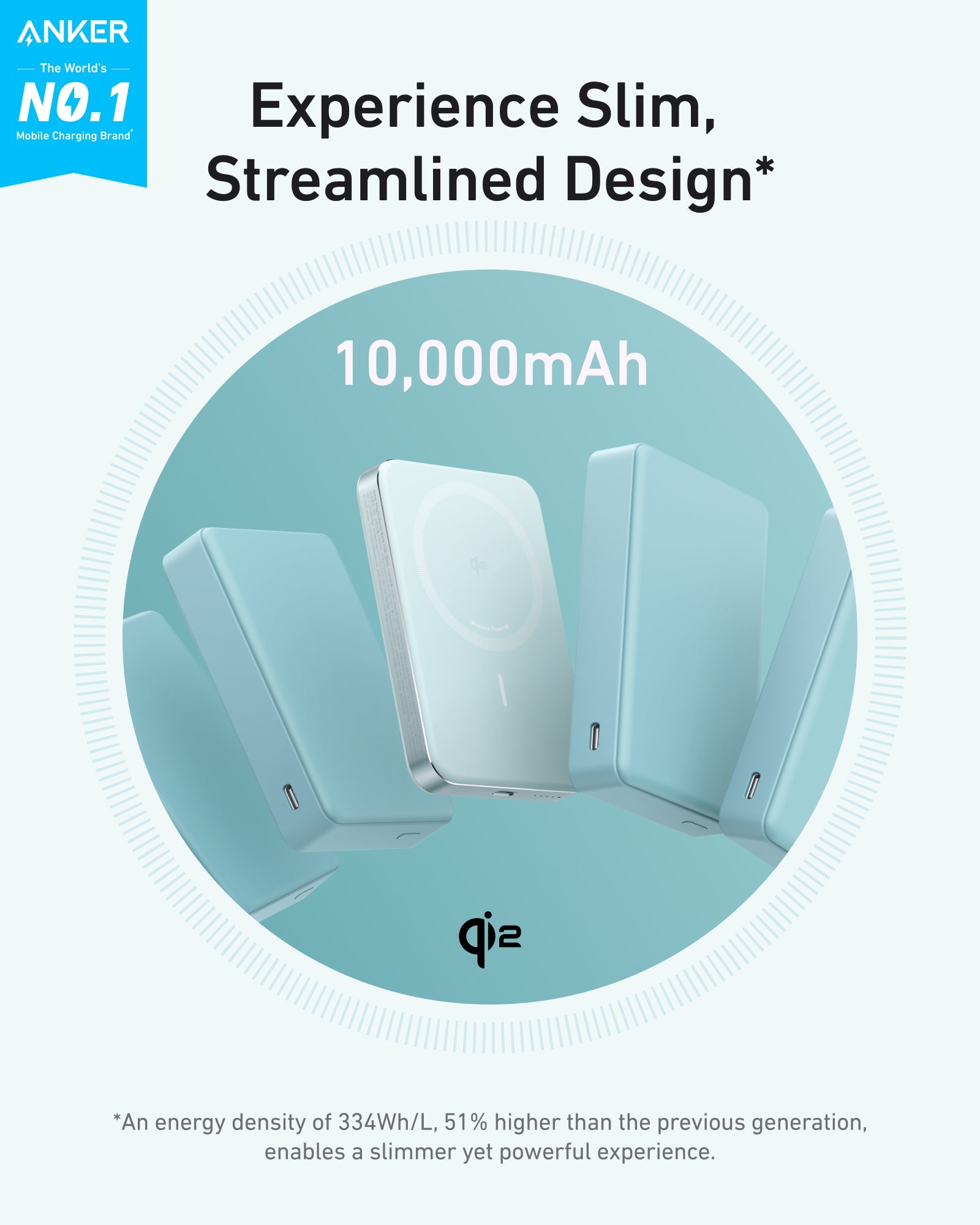 MagGo Power Bank (10K, Slim) H8