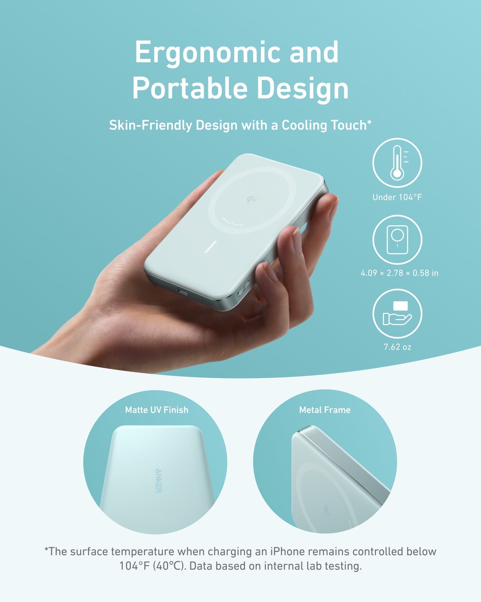 MagGo Power Bank (10K, Slim) H8