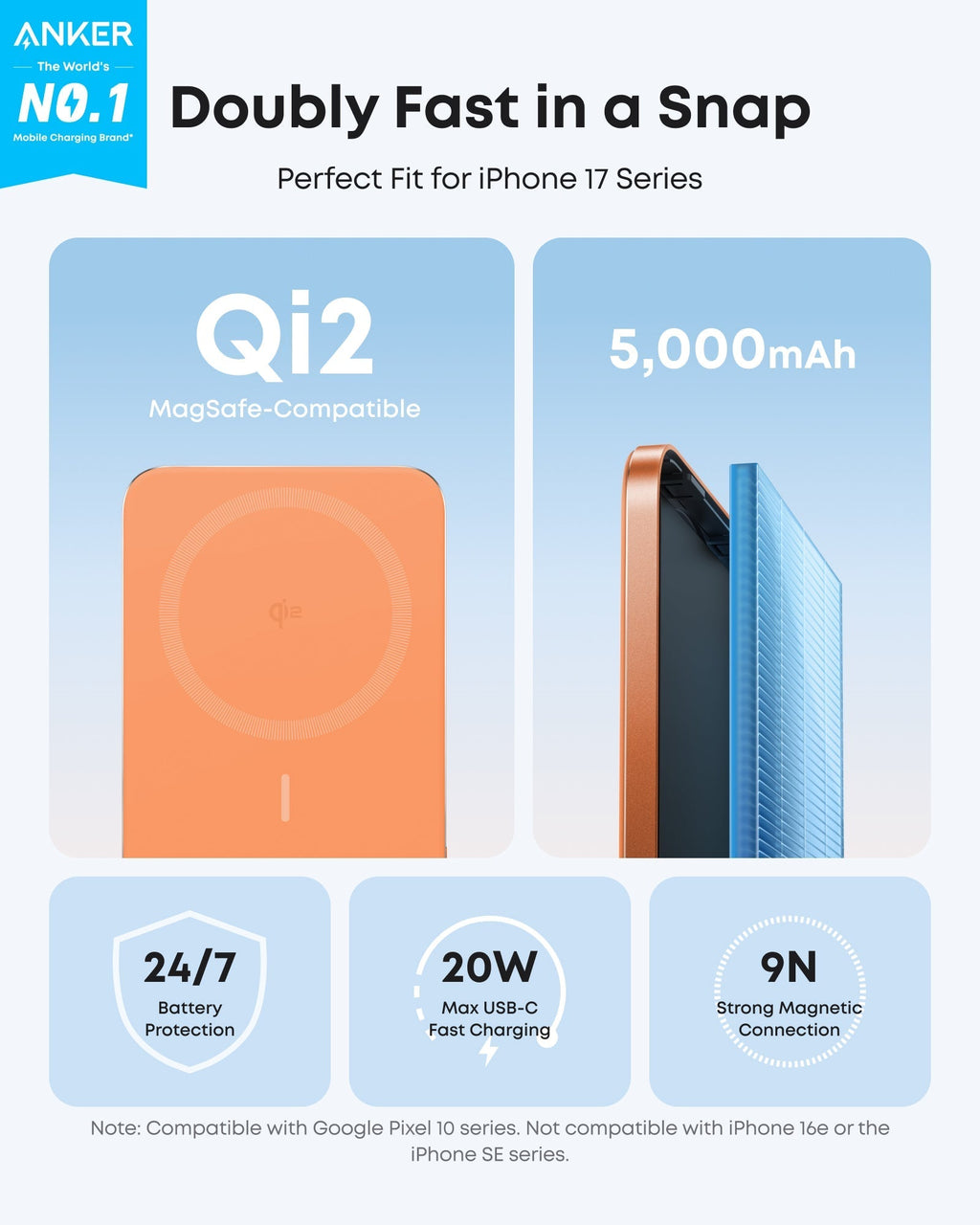 Nano Power Bank (5K, MagGo, Slim) O6