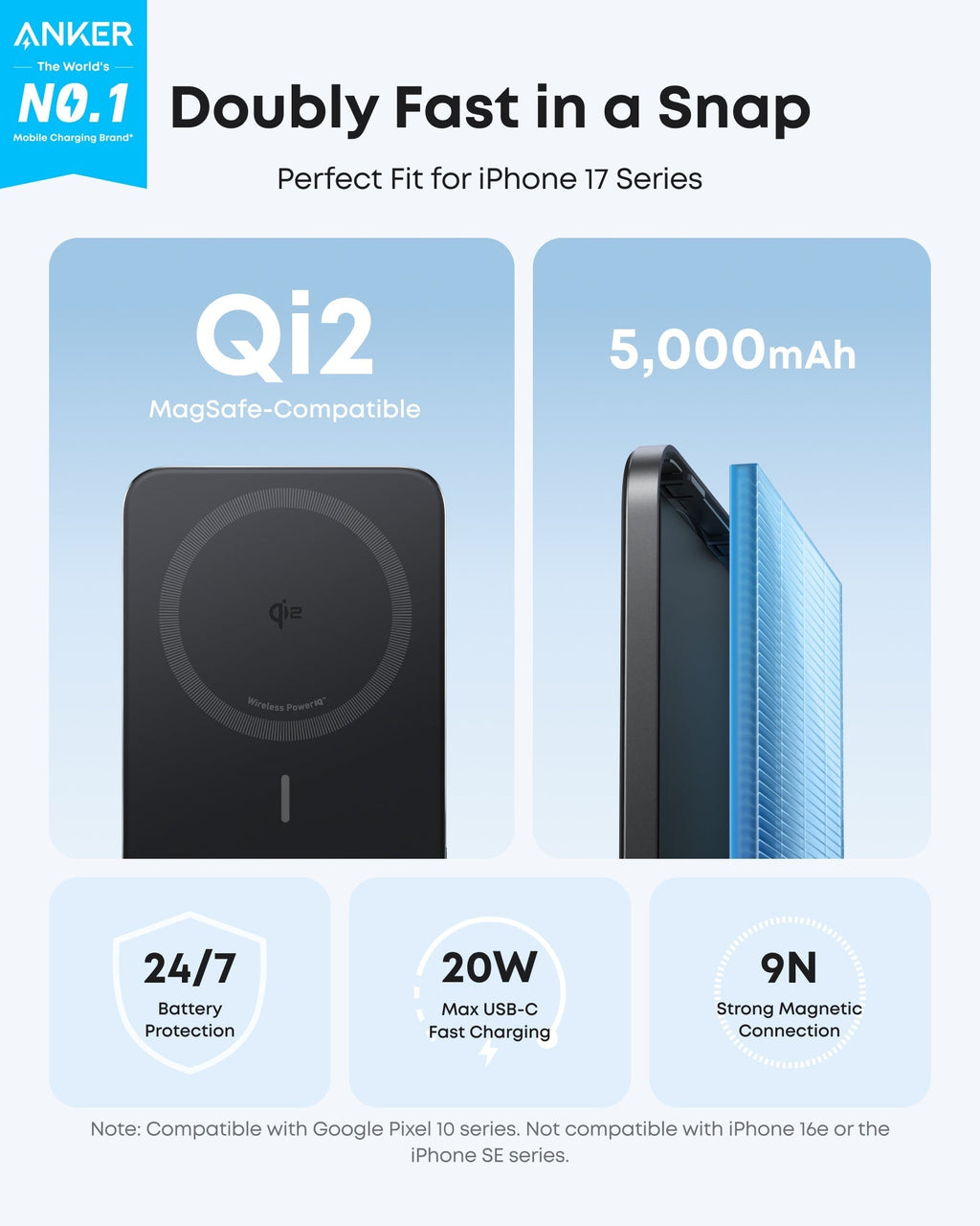Nano Power Bank (5K, MagGo, Slim) O6