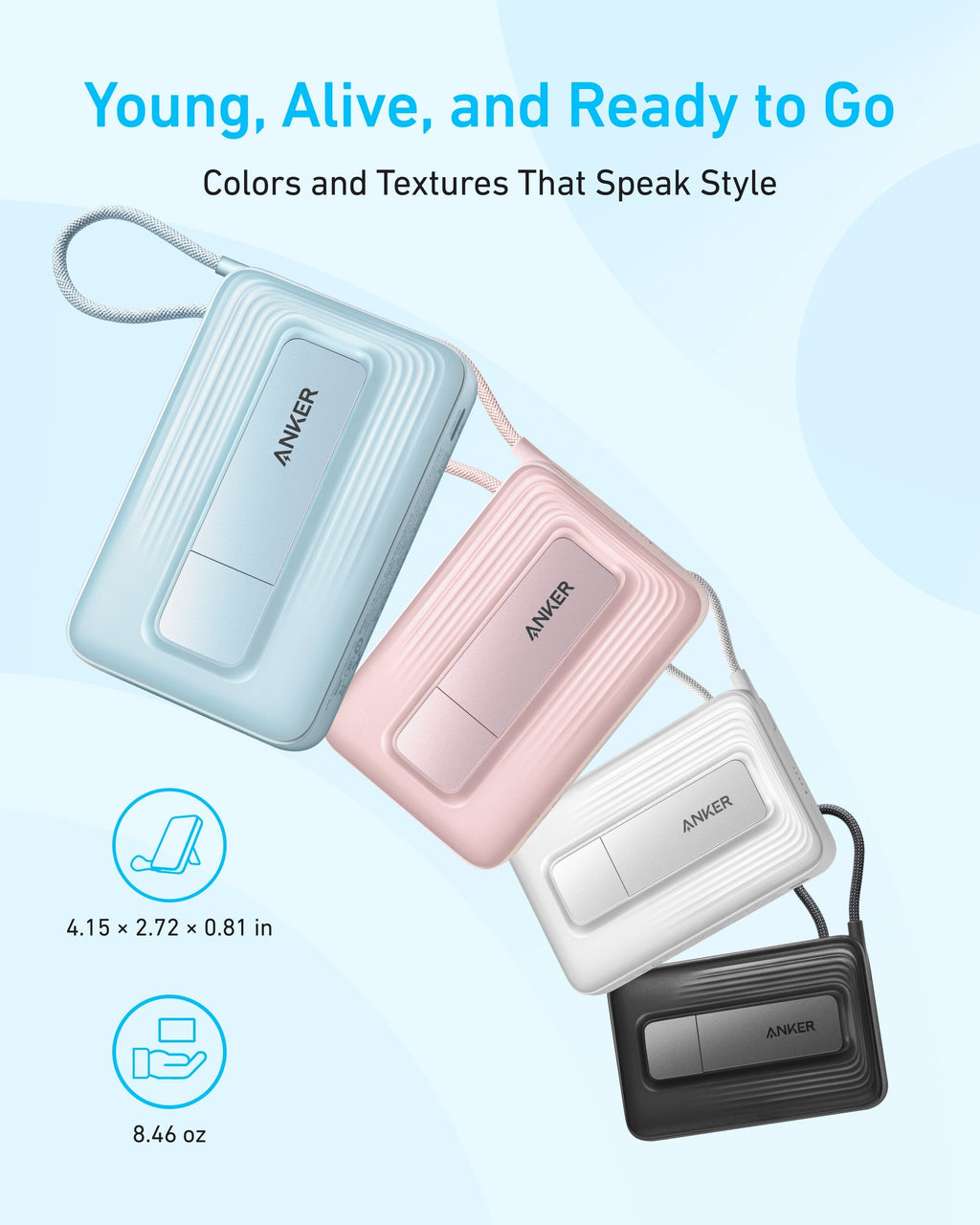 Zolo Magnetic Power Bank (10K, 30W, Built-in USB-C Cable) P3